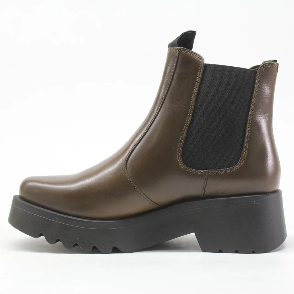 Fly London Medi789Fly Bottines Chelsea en Cuir Rug pour Femmes