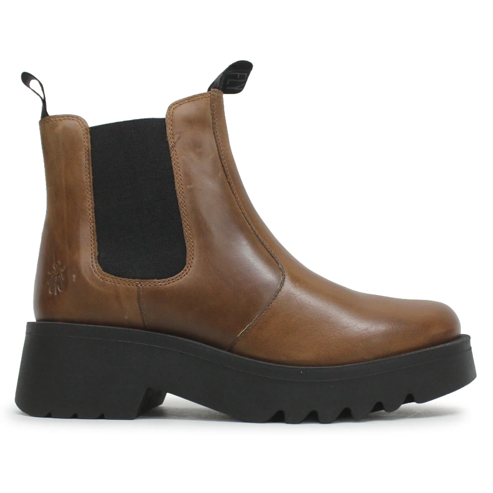 Fly London Medi789Fly Bottines Chelsea en Cuir Rug pour Femmes