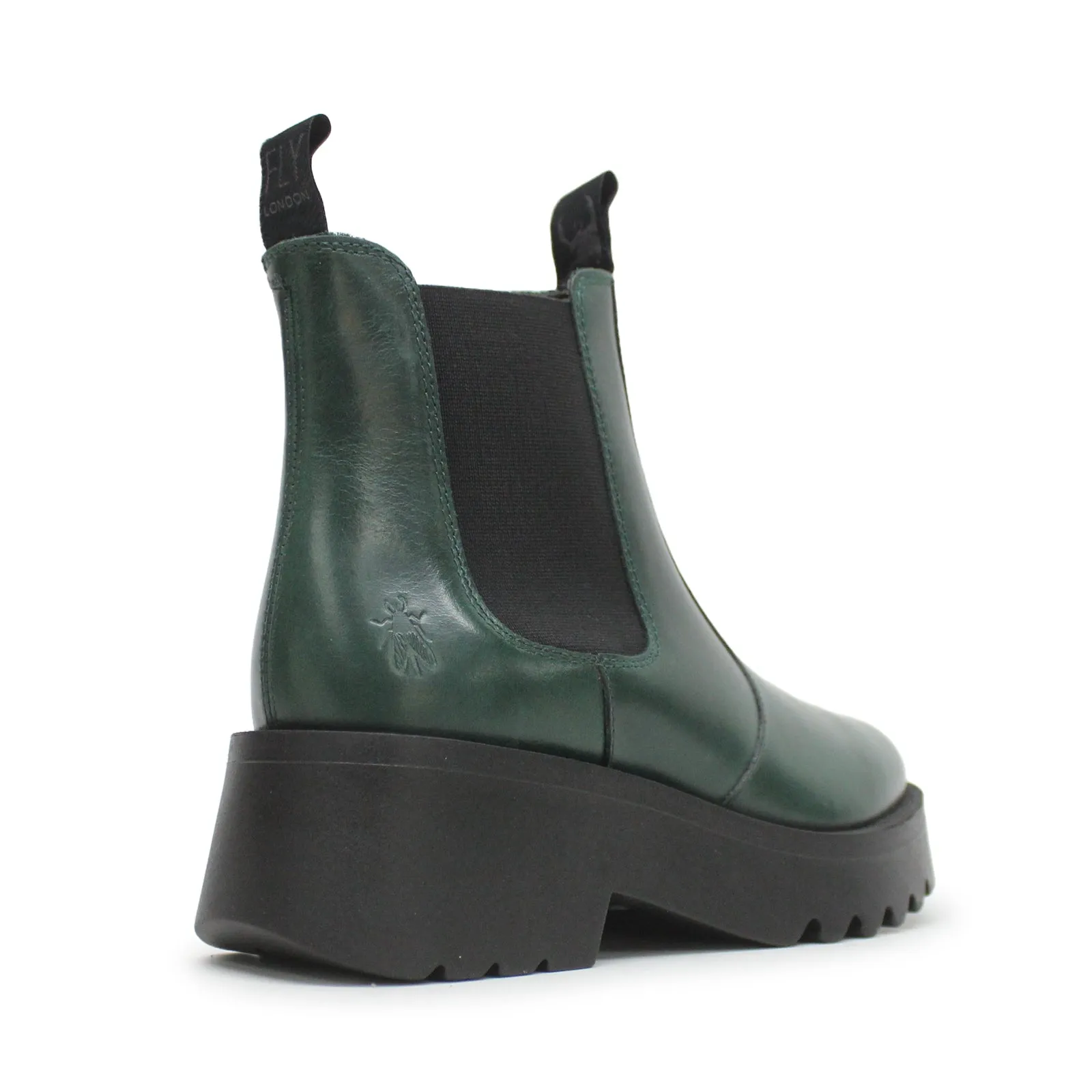 Fly London Medi789Fly Bottines Chelsea en Cuir Rug pour Femmes