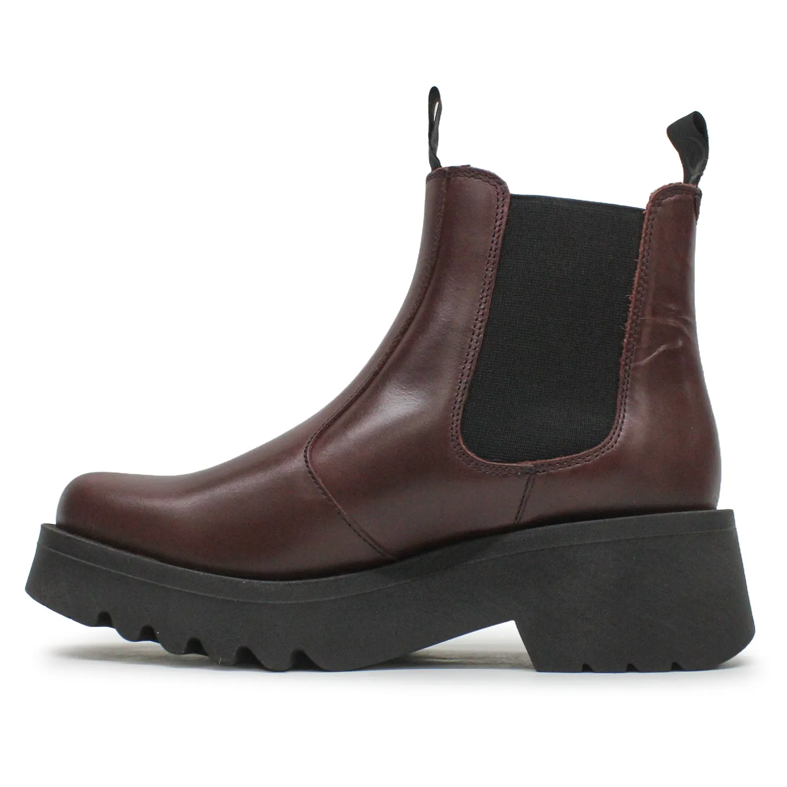 Fly London Medi789Fly Bottines Chelsea en Cuir Rug pour Femmes
