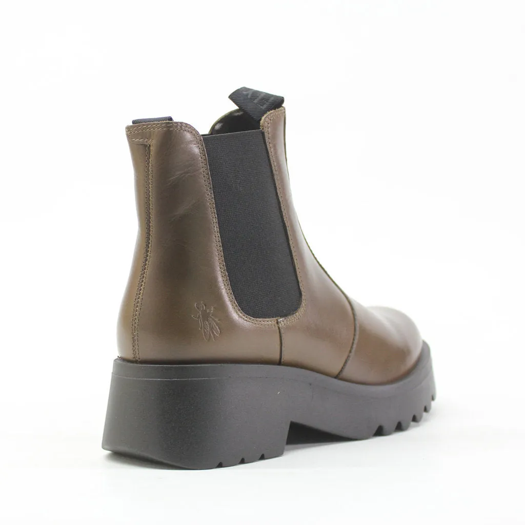 Fly London Medi789Fly Bottines Chelsea en Cuir Rug pour Femmes