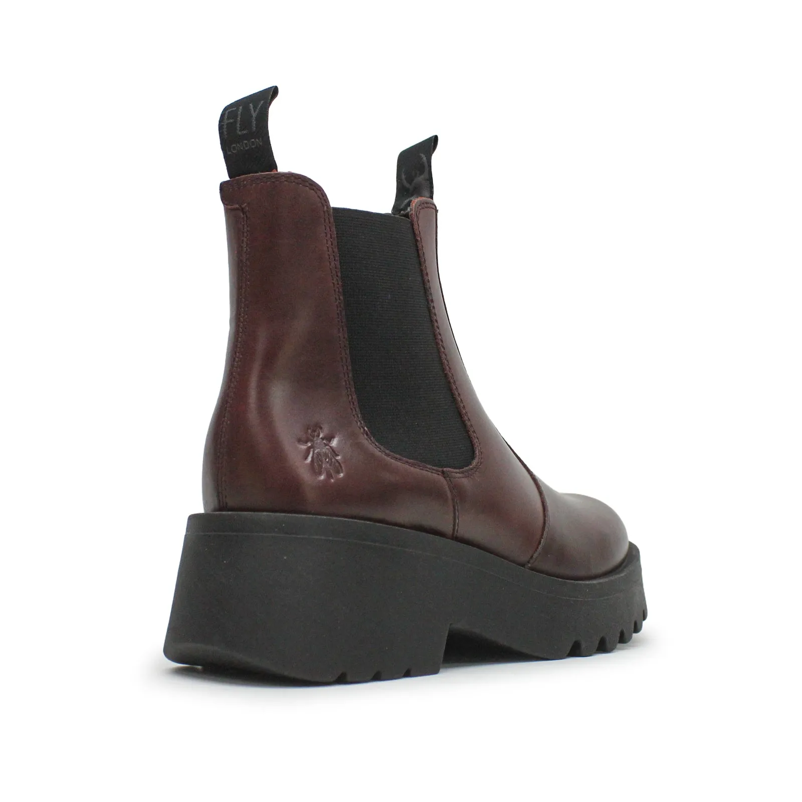 Fly London Medi789Fly Bottines Chelsea en Cuir Rug pour Femmes