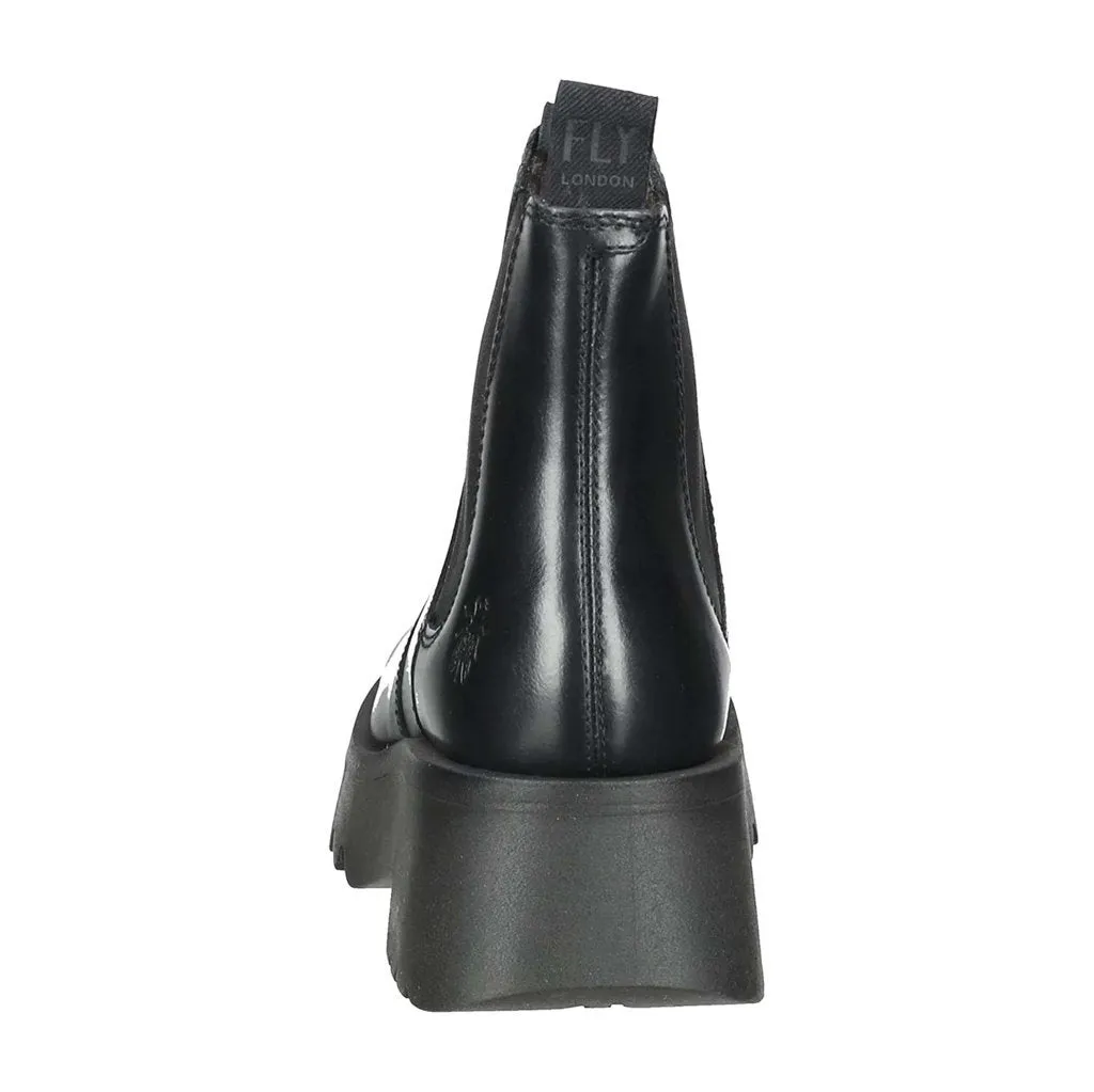 Fly London Medi789Fly Bottines Chelsea en Cuir Rug pour Femmes