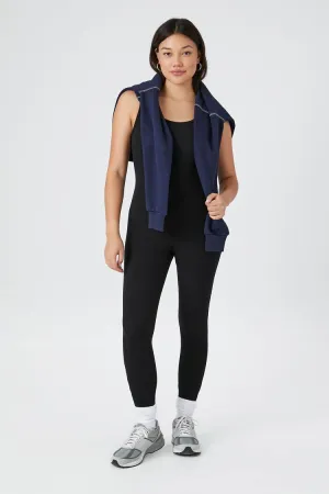Forever 21 Women's Ribbed Sleeveless Jumpsuit Black Forever 21