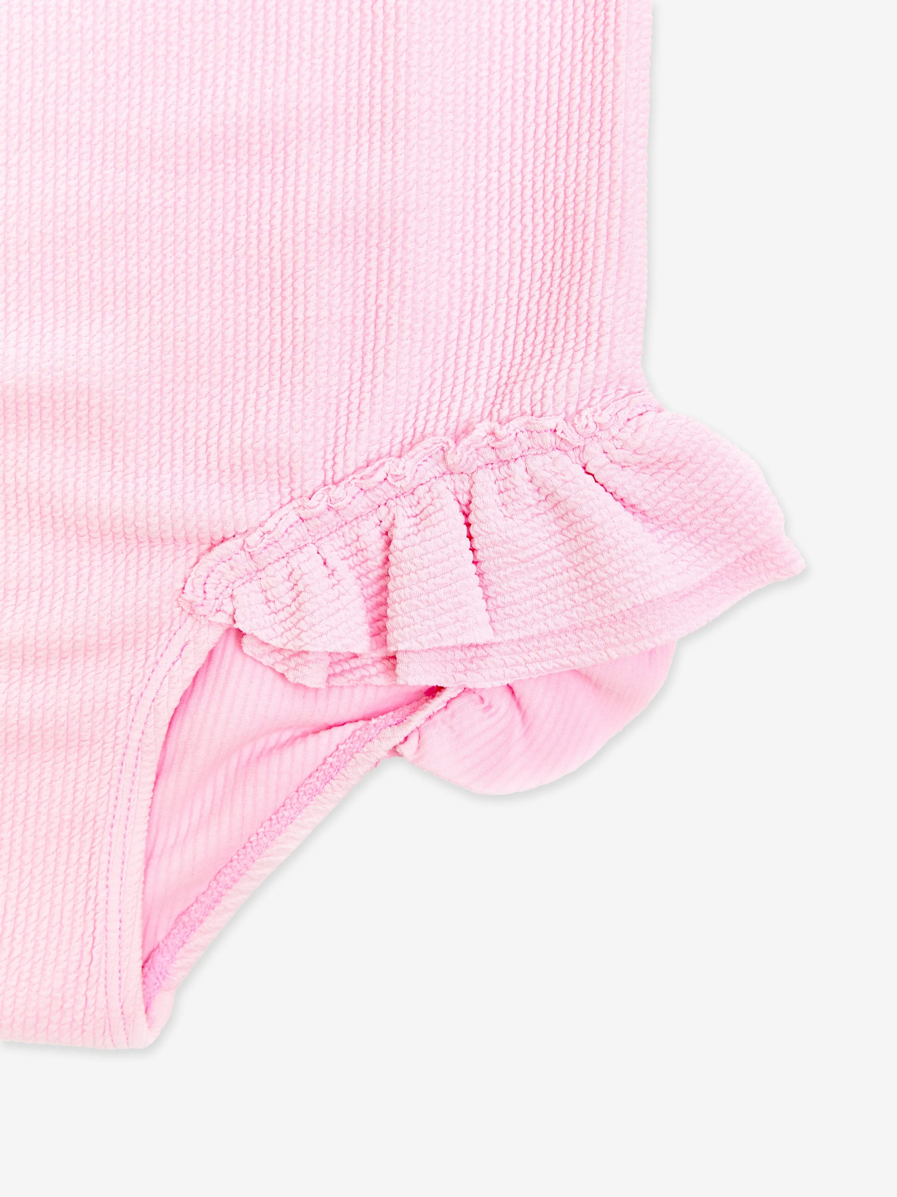 Maillot de bain cerise pour filles en rose (UPF50 )