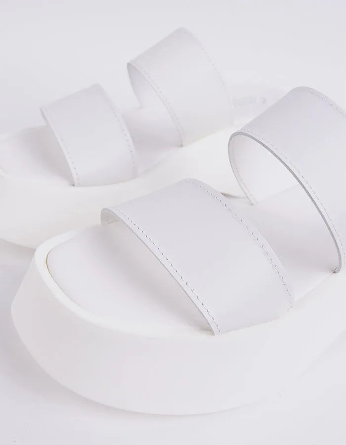 Heureux Cuir Blanc