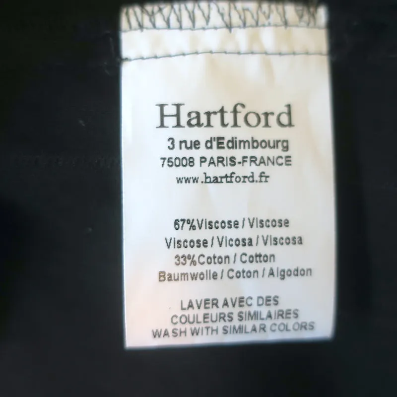 Haut à manches longues Hartford Noir Rayures tonales en mélange de coton Taille 2