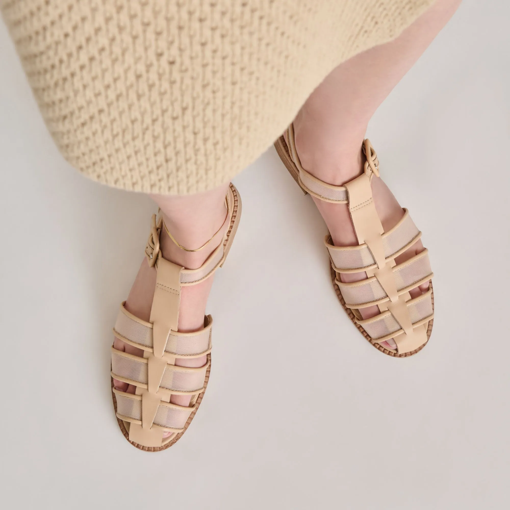 SANDALES MESH HOLIS PRALINE MESH