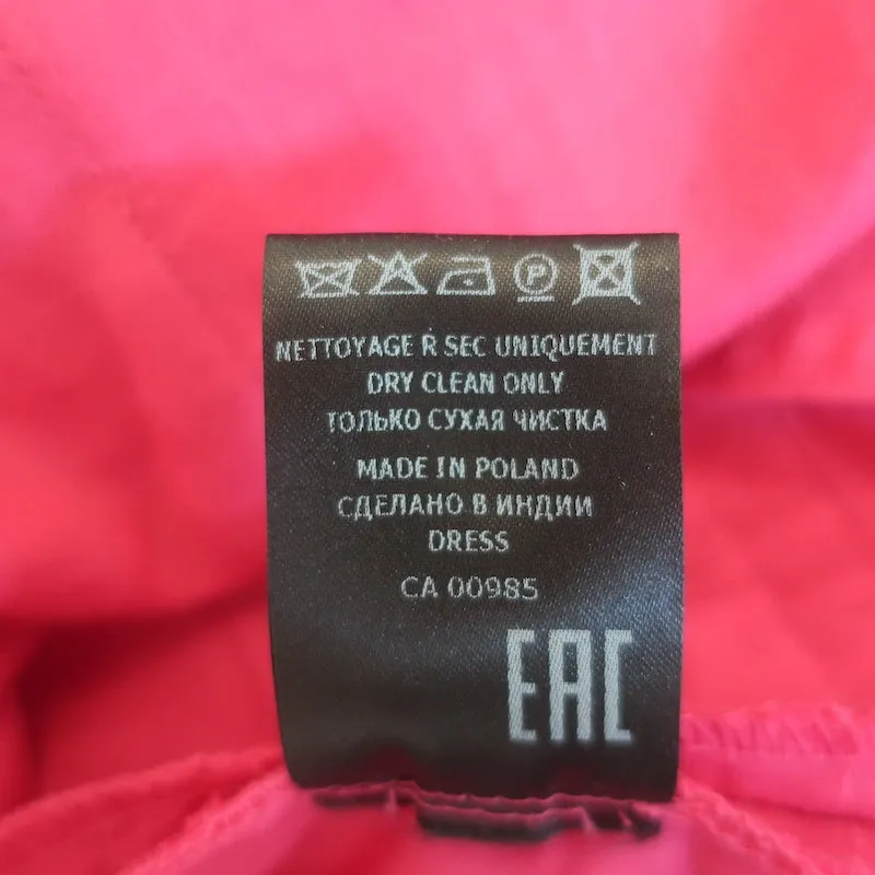 Isabel Marant Jaylee Haut à Manches Ballon Rose Ramie Taille 38 Blouse à Col en V
