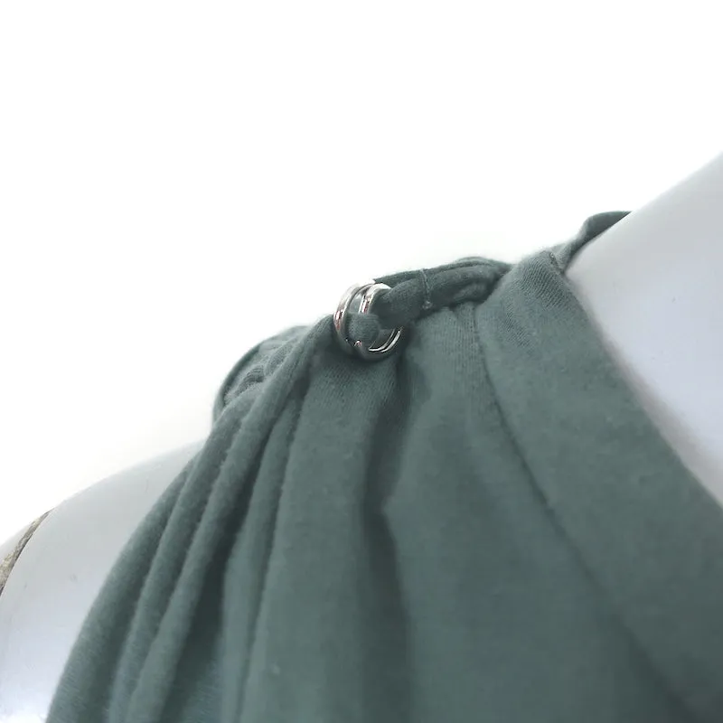 Isabel Marant Débardeur à Nœuds sur l'Épaule Vert Grisâtre en Coton Taille 38