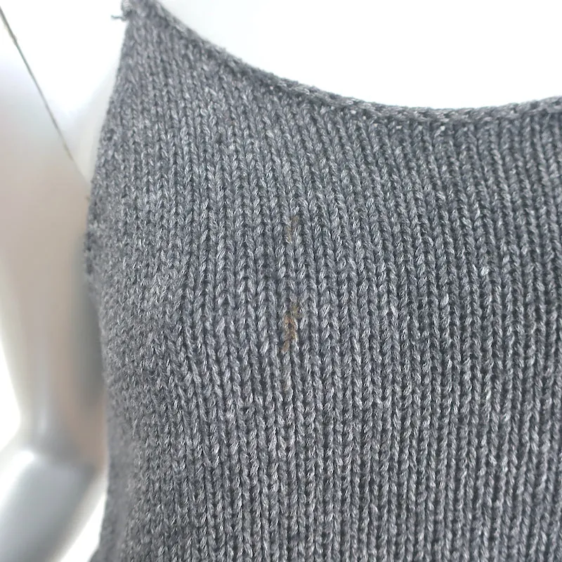 Jenni Kayne Haut débardeur en tricot gris foncé Taille Très Petite