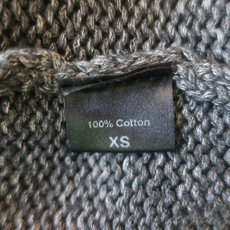 Jenni Kayne Haut débardeur en tricot gris foncé Taille Très Petite