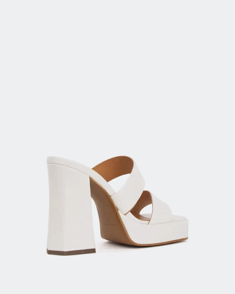 Jinx Cuir Blanc Cassé Off White