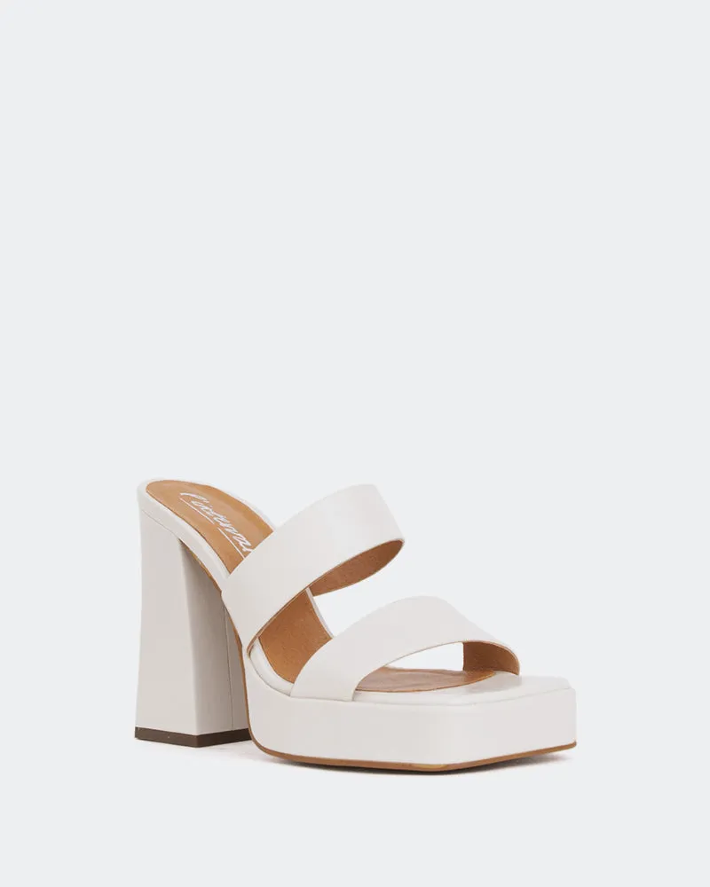 Jinx Cuir Blanc Cassé Off White
