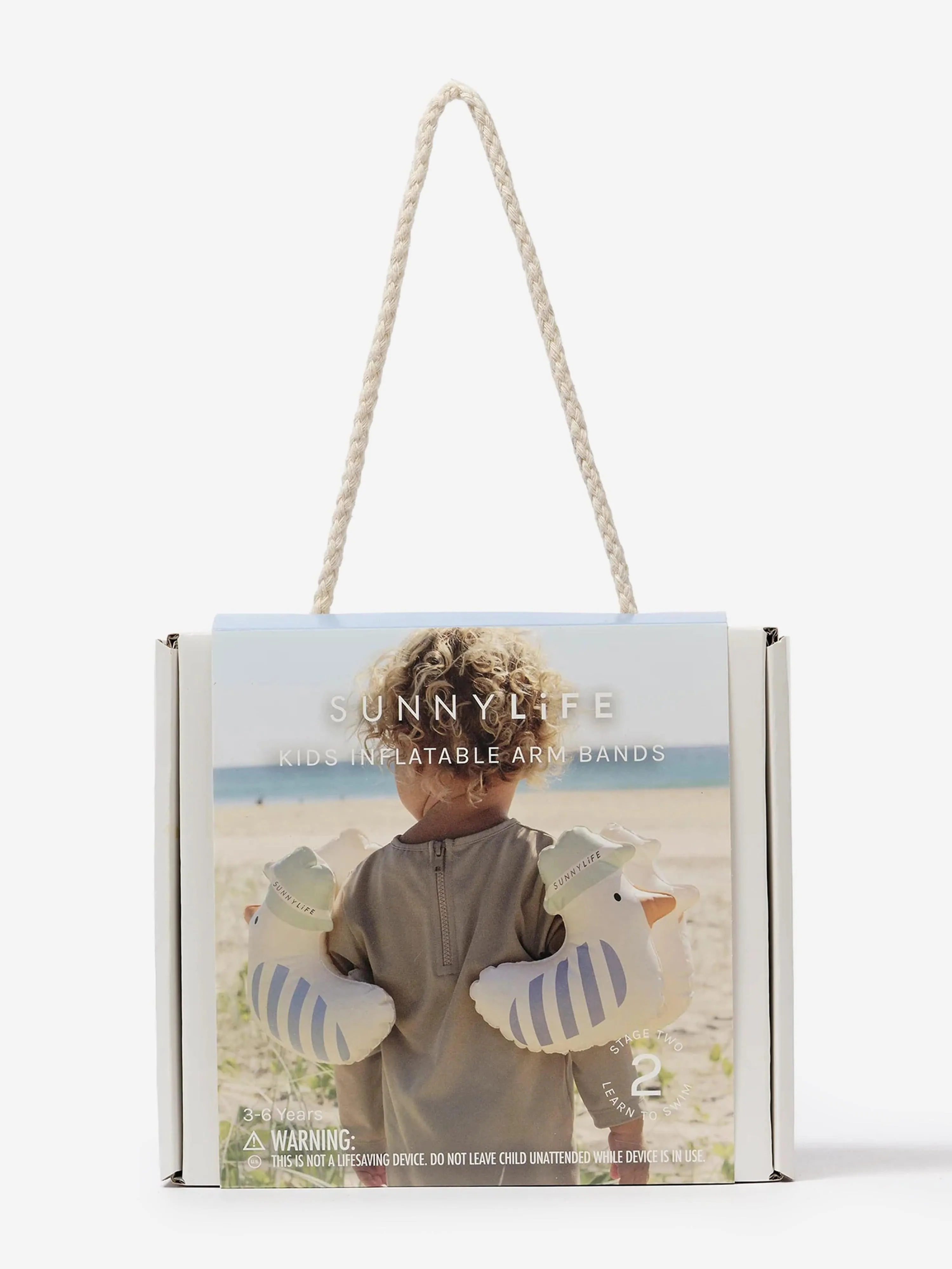 Brassards gonflables pour enfants Sid le Goéland en Bleu (25,5 cm)