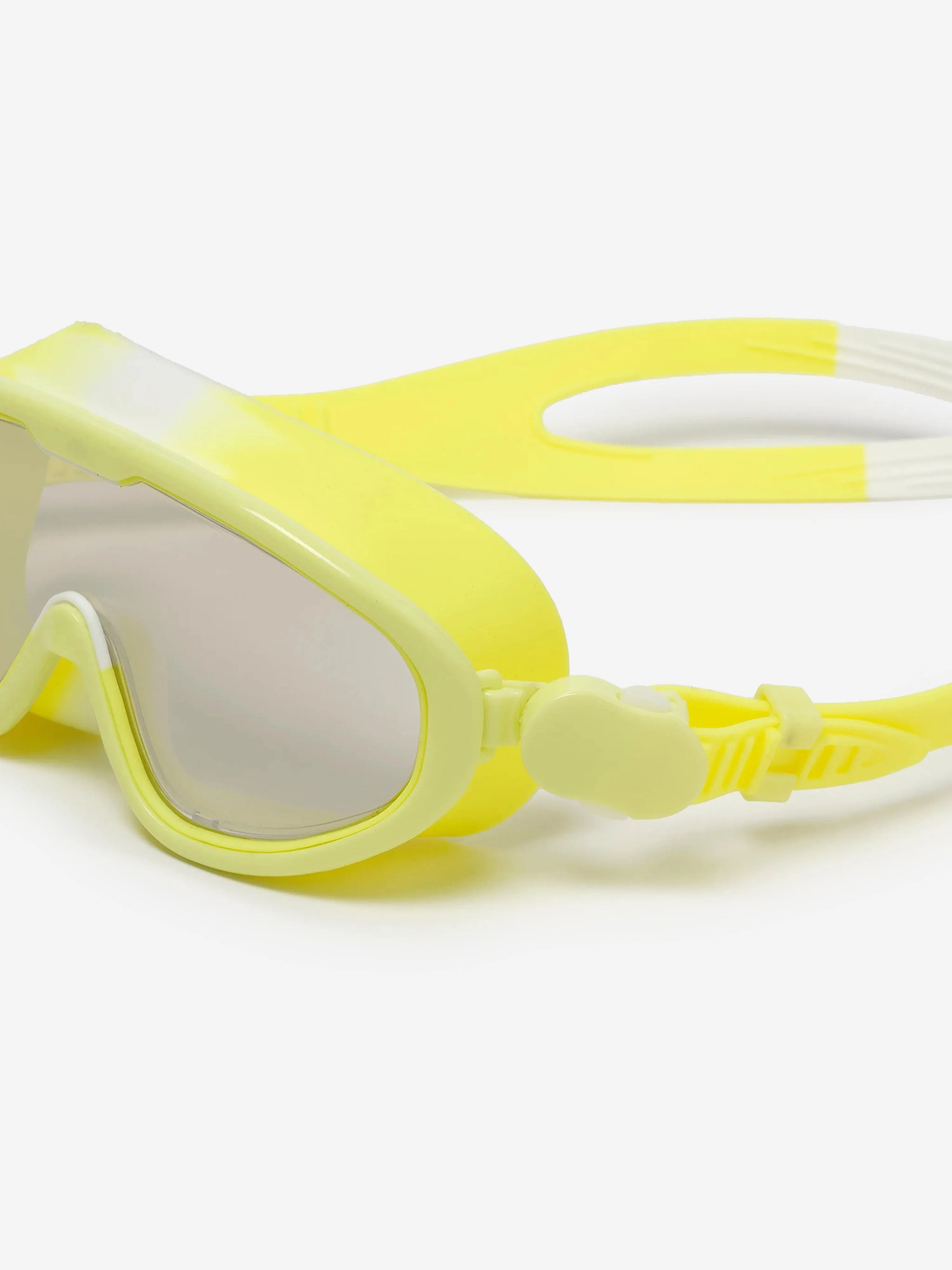 Masque de natation néon pour enfants Salty le requin en jaune (16cm)