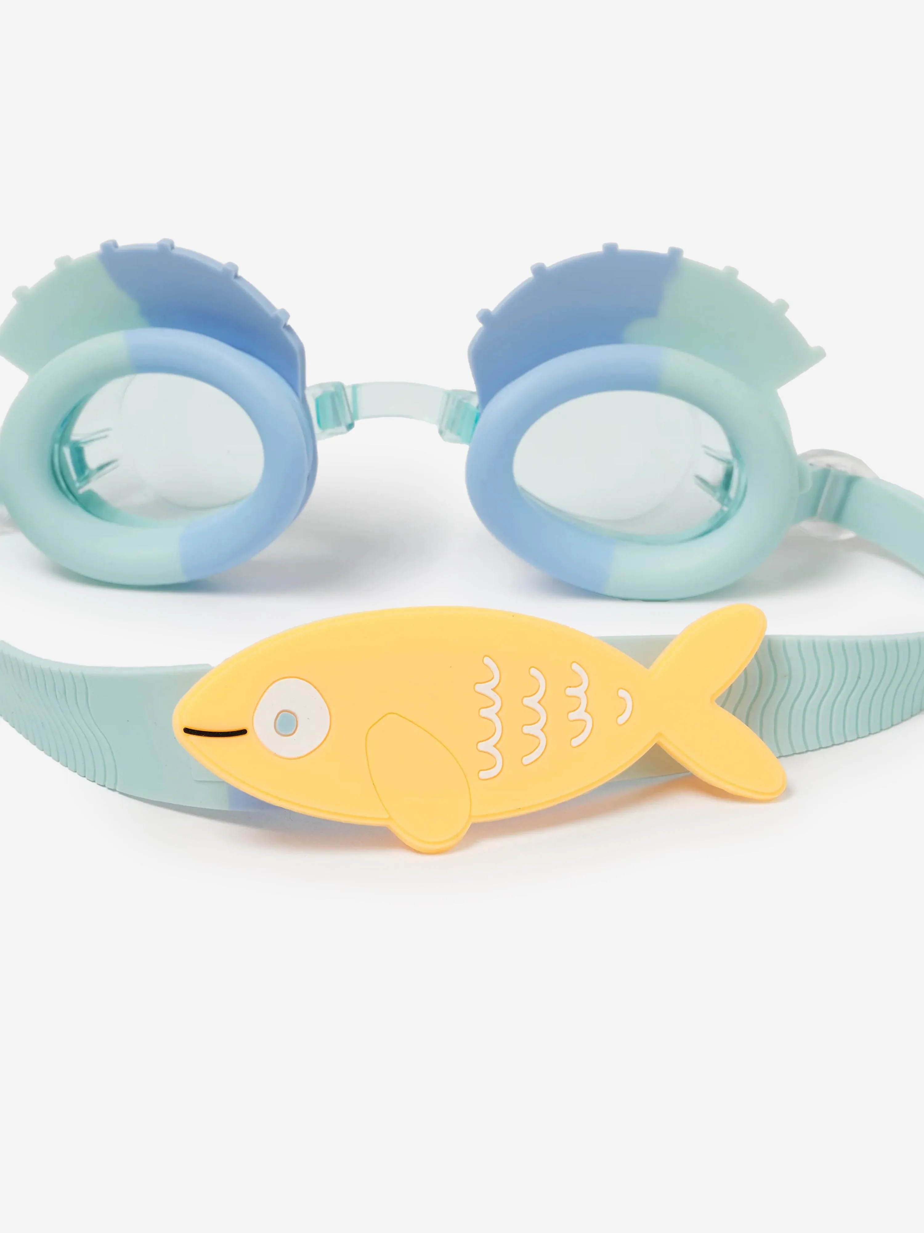 Lunettes de natation pour enfants Finn le poisson en bleu (16cm)