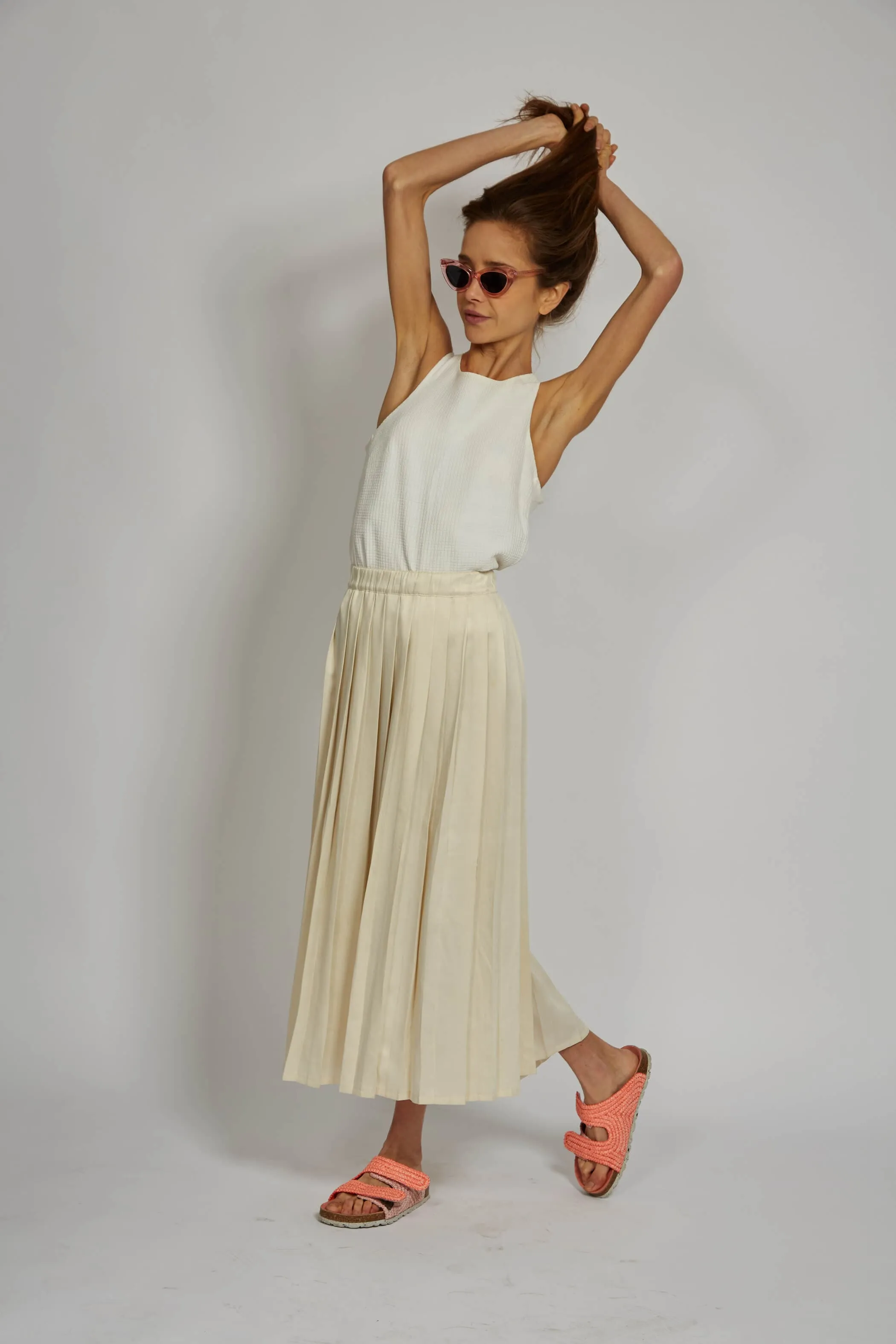 Sandales Rafia La Vera Vegan | Rose