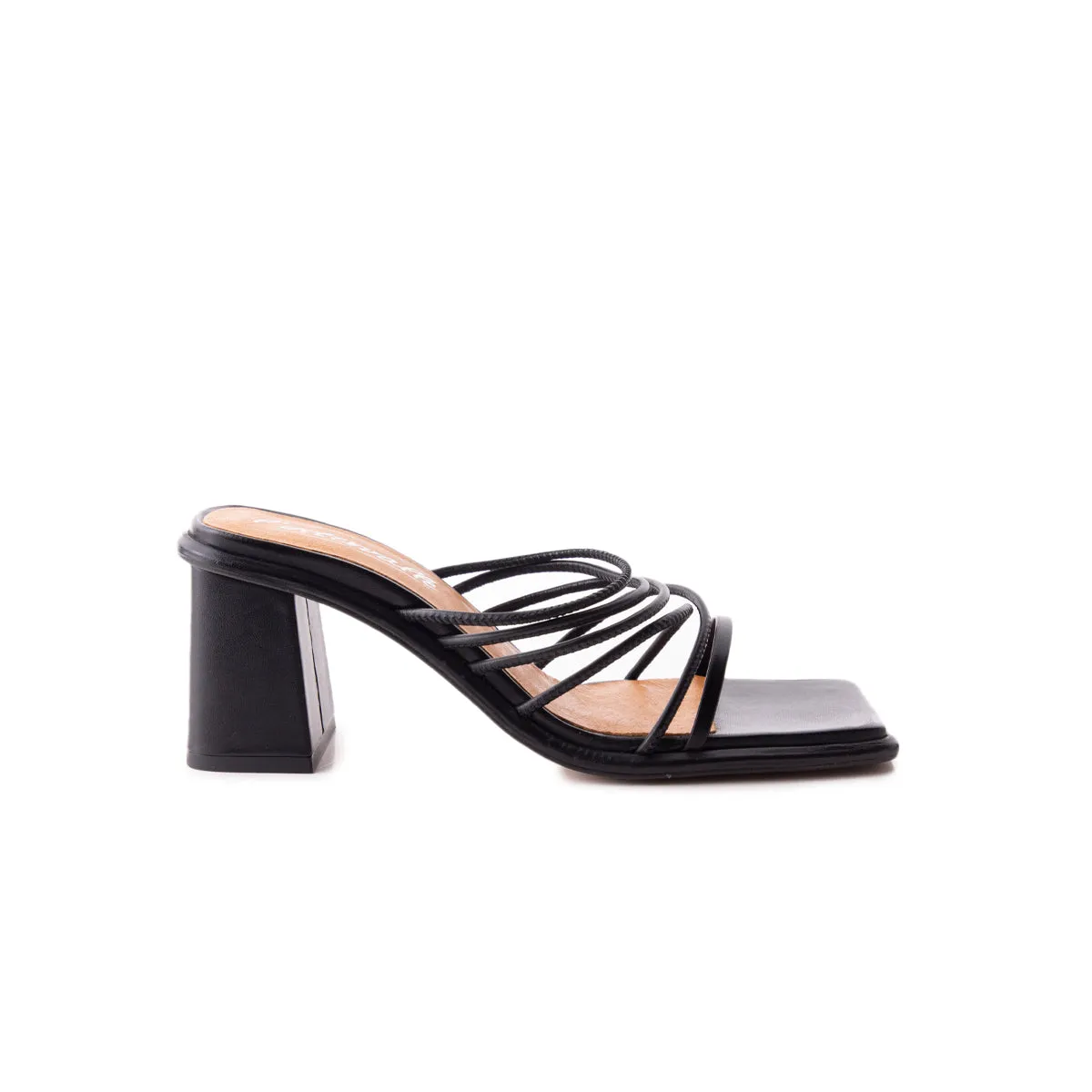Larisa en cuir noir