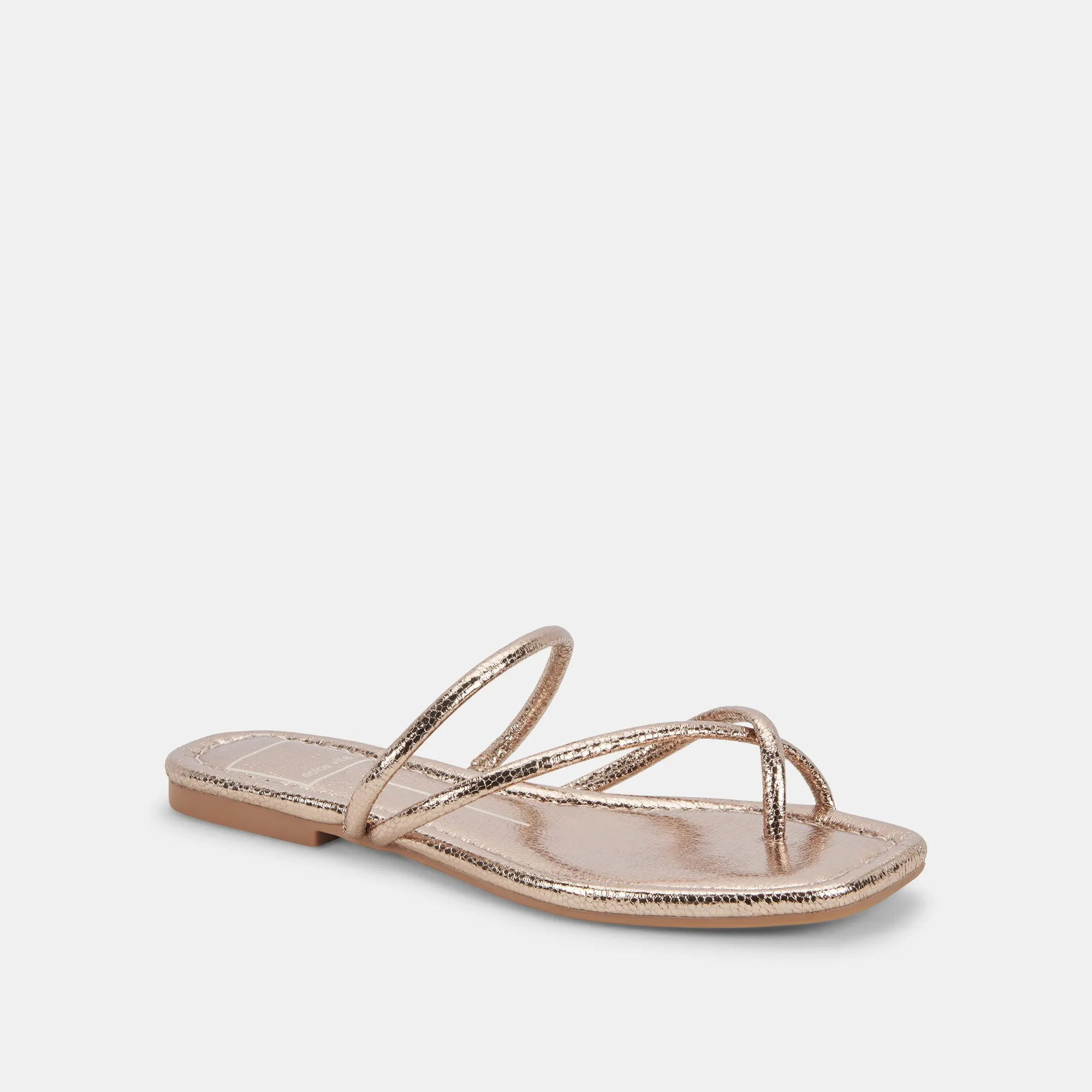SANDALES LEANNA DORÉ FONCÉ CRAQUELÉ STELLA