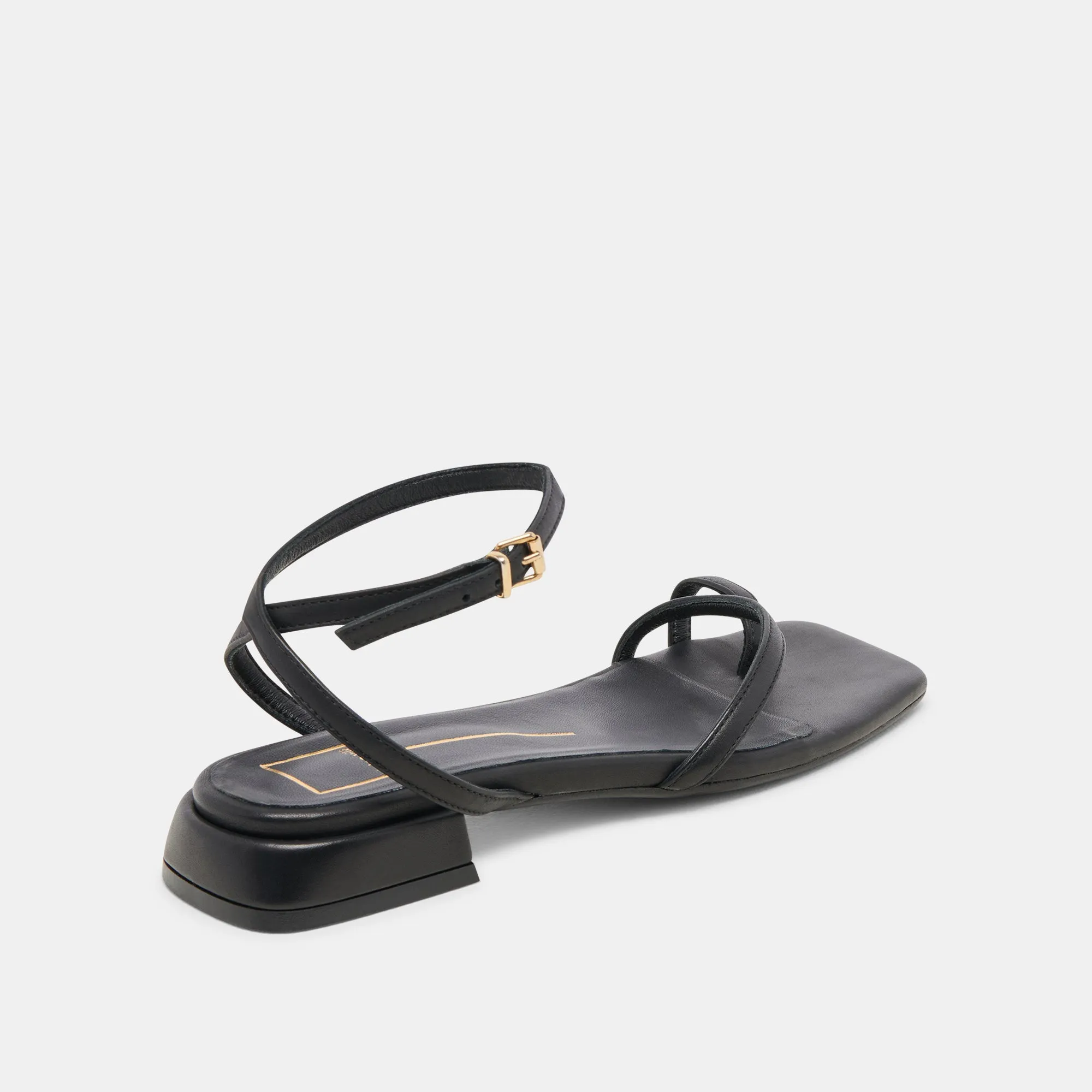 LEXI SANDALES EN CUIR NOIR