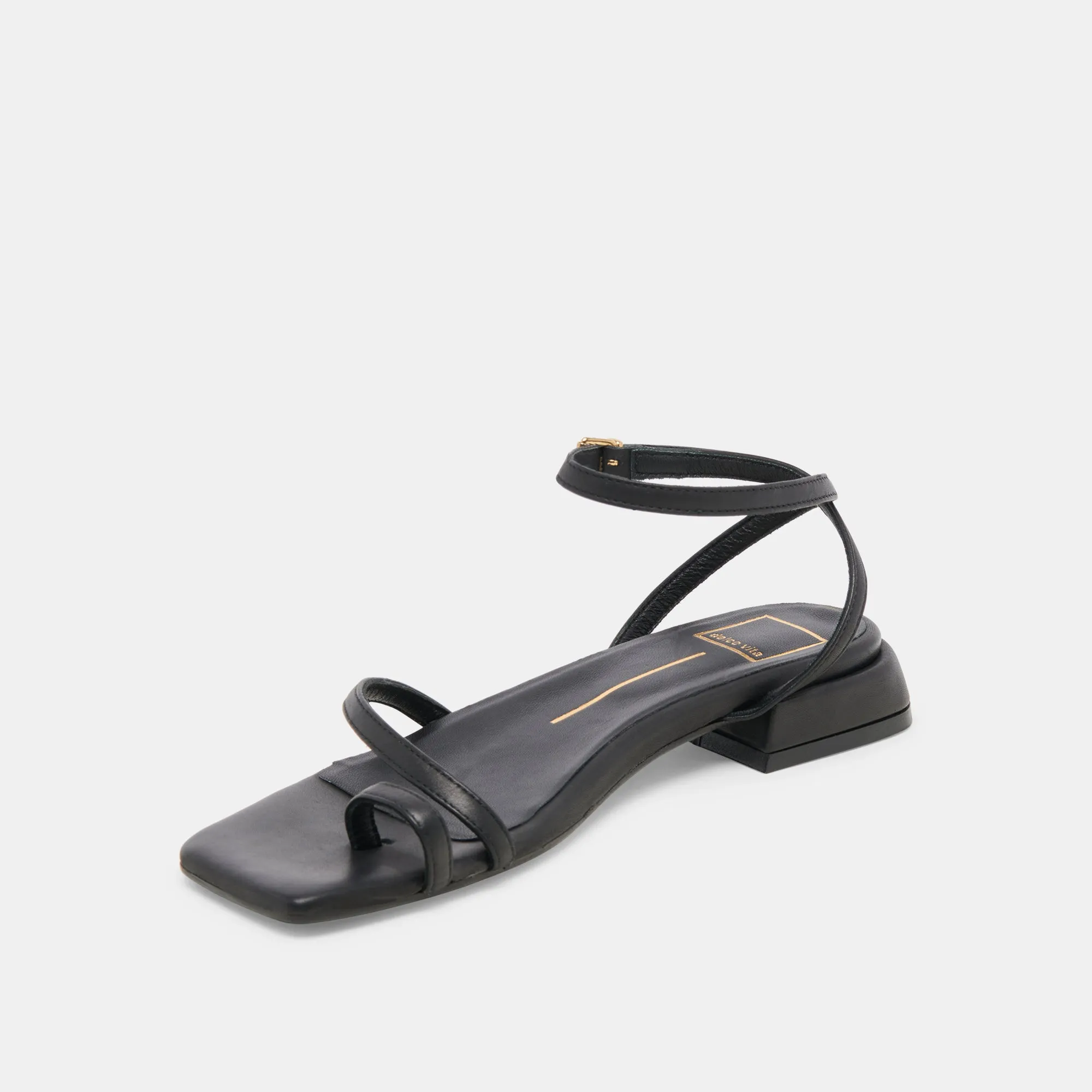 LEXI SANDALES EN CUIR NOIR