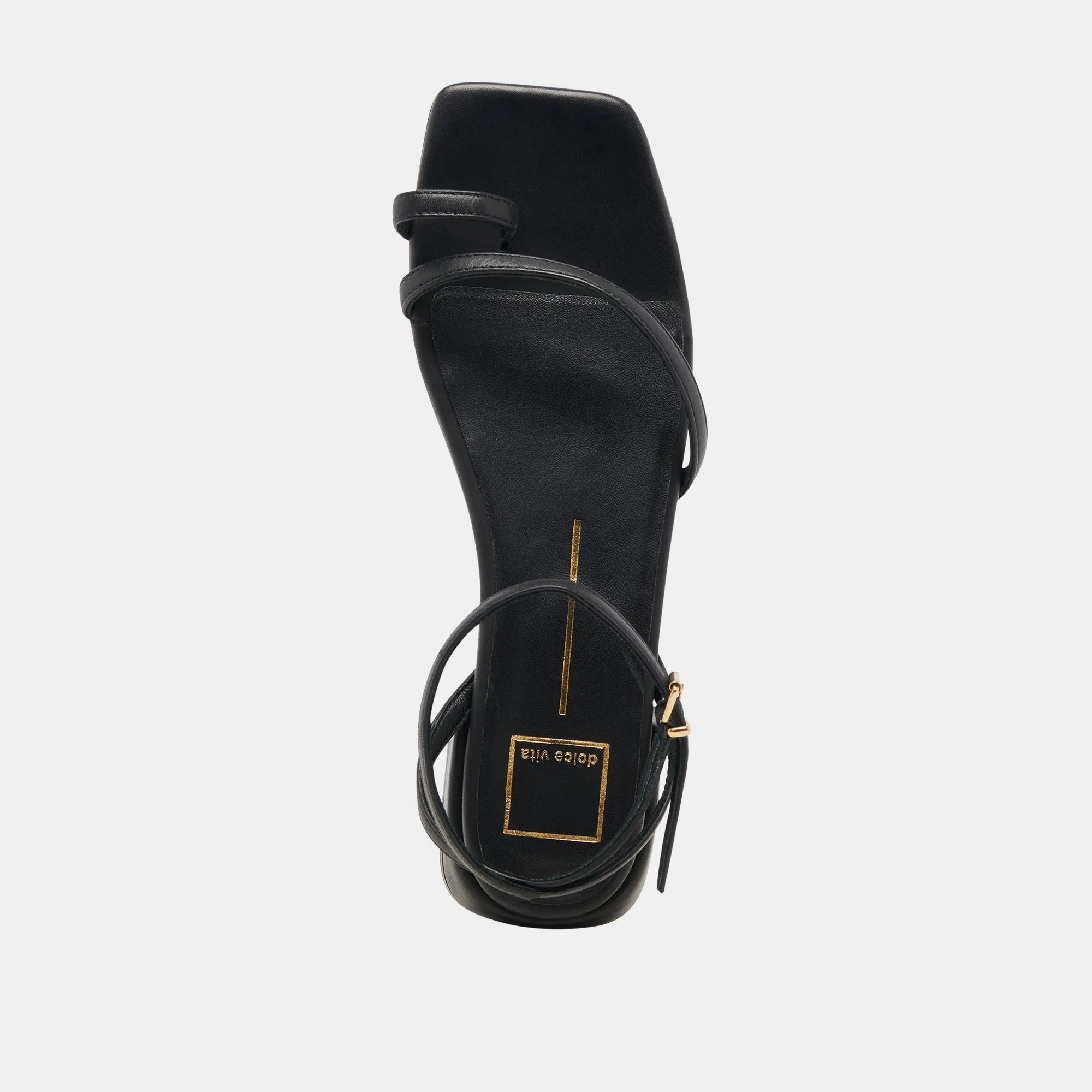 LEXI SANDALES EN CUIR NOIR