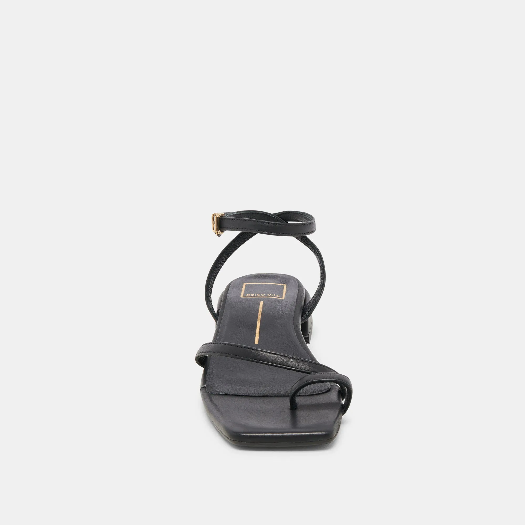 LEXI SANDALES EN CUIR NOIR