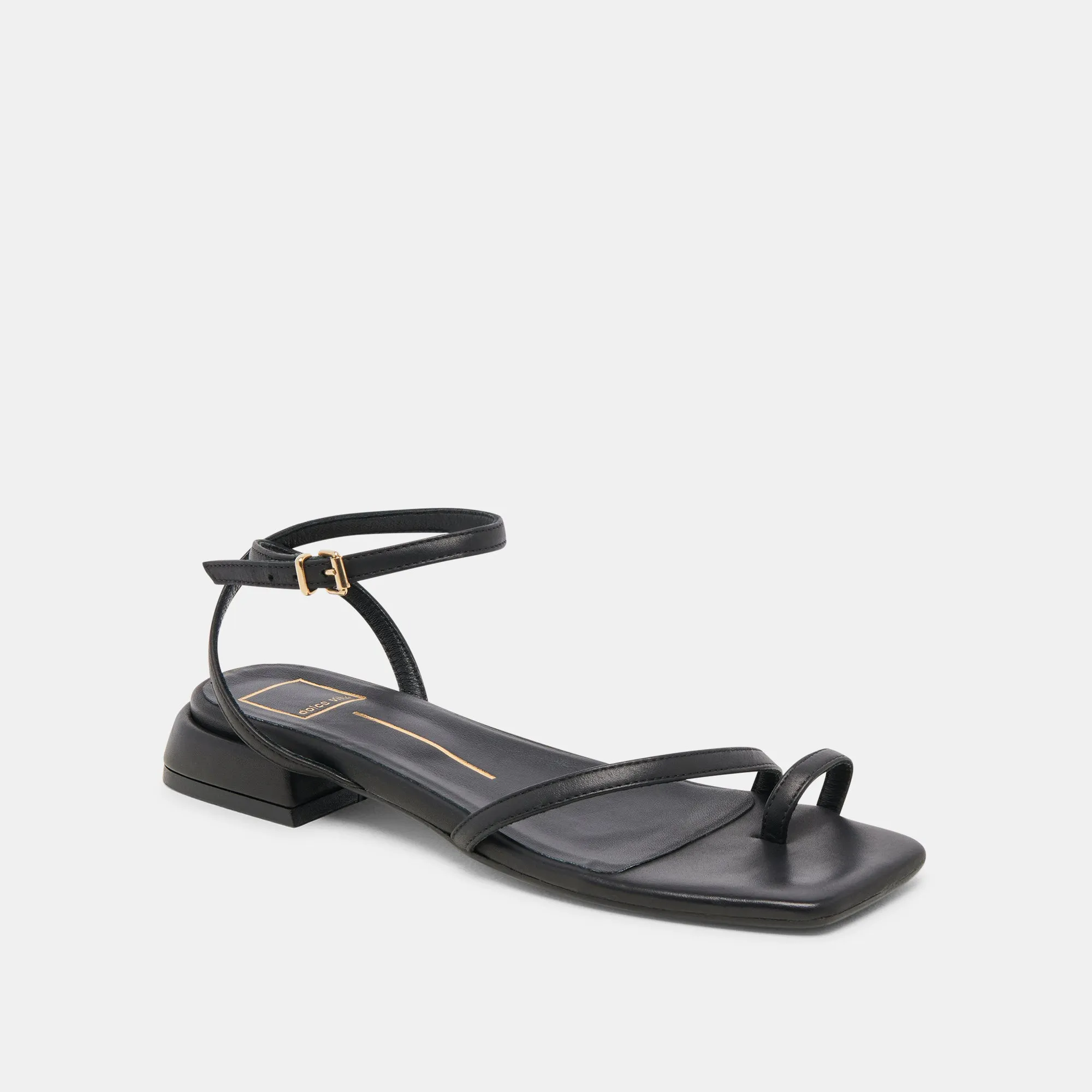 LEXI SANDALES EN CUIR NOIR