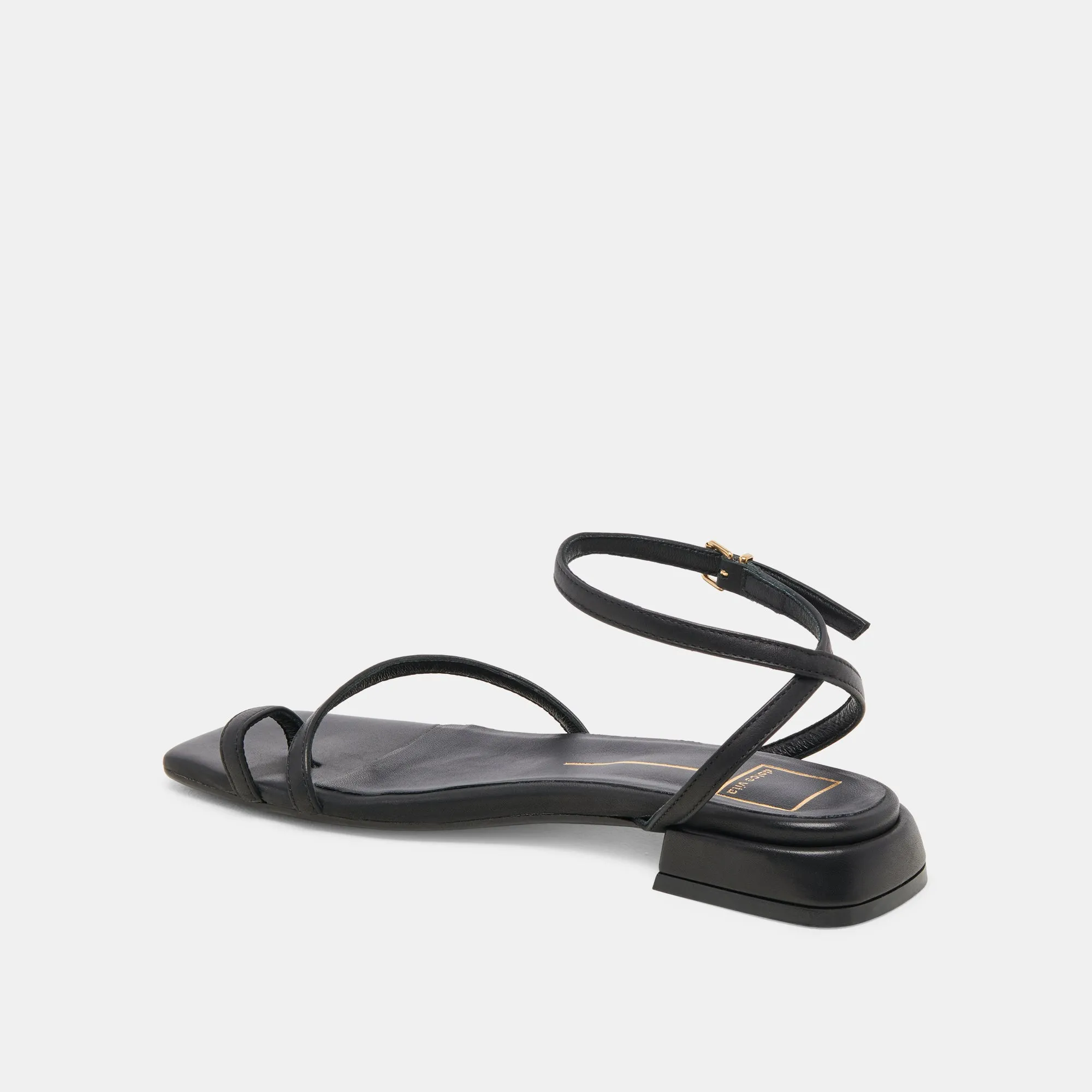 LEXI SANDALES EN CUIR NOIR