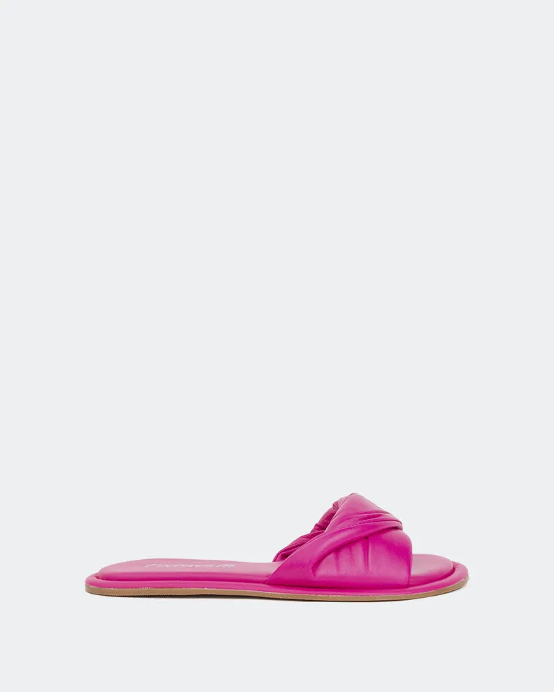 Ligia Fucshia en Cuir