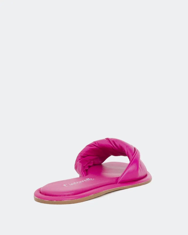 Ligia Fucshia en Cuir