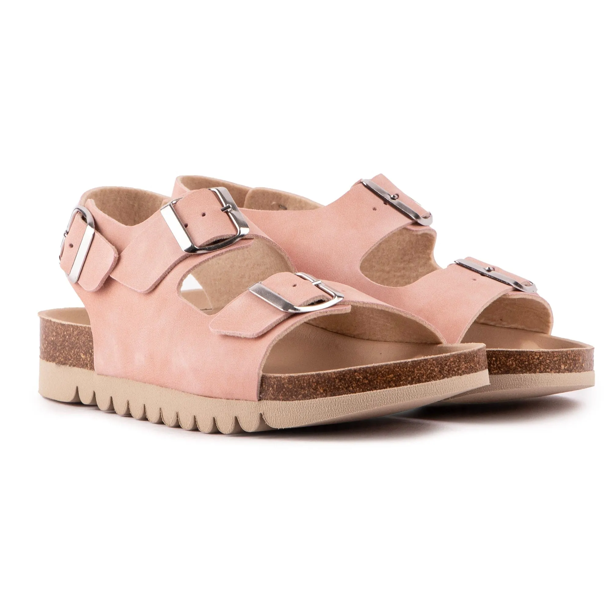Sandales vegan pour femmes Lima avec semelle intérieure | Rose