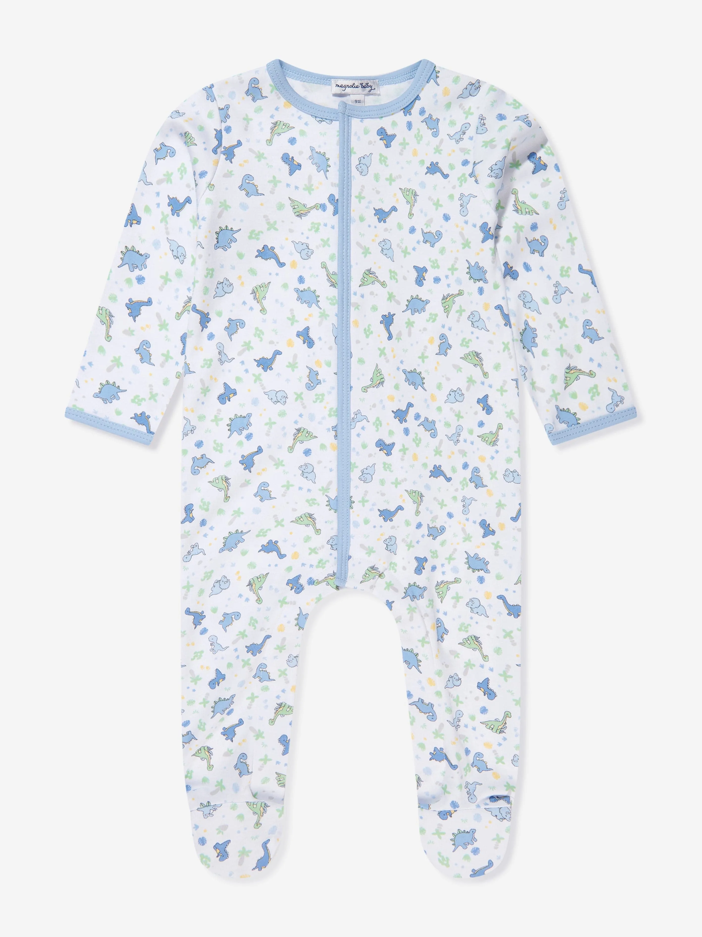 Magnolia Baby Body bébé garçon Dinoland en blanc