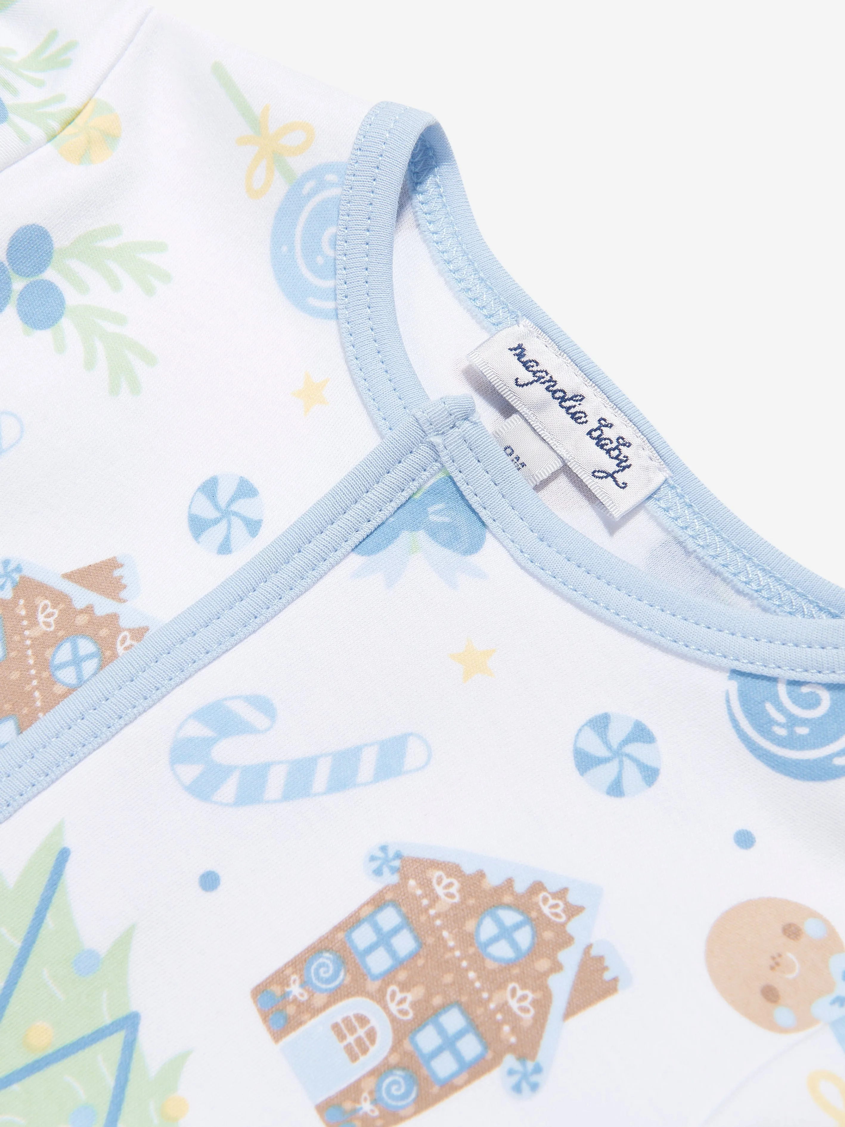 Magnolia Baby Body bébé garçon Doux Pain d'épices en Bleu