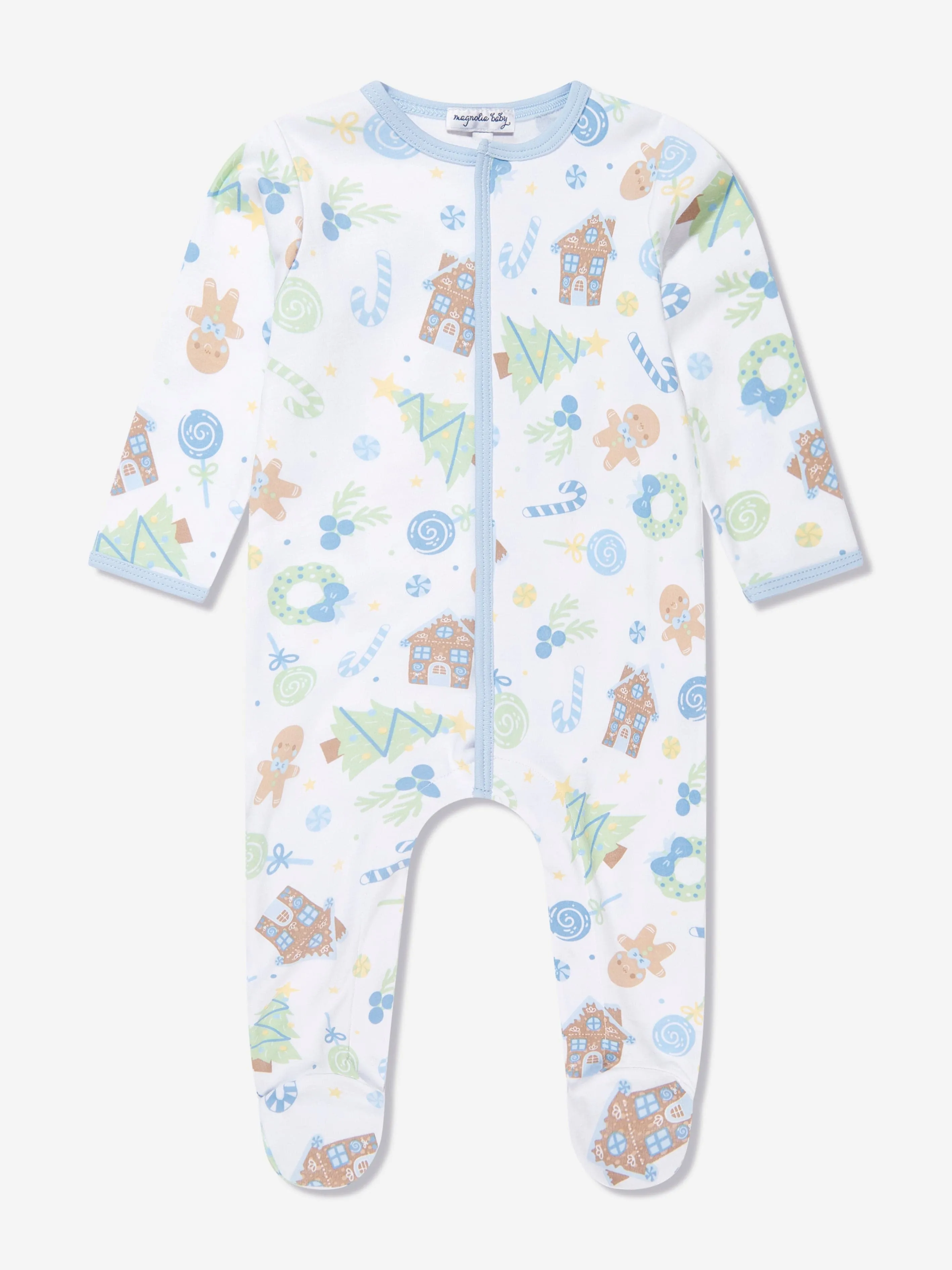 Magnolia Baby Body bébé garçon Doux Pain d'épices en Bleu