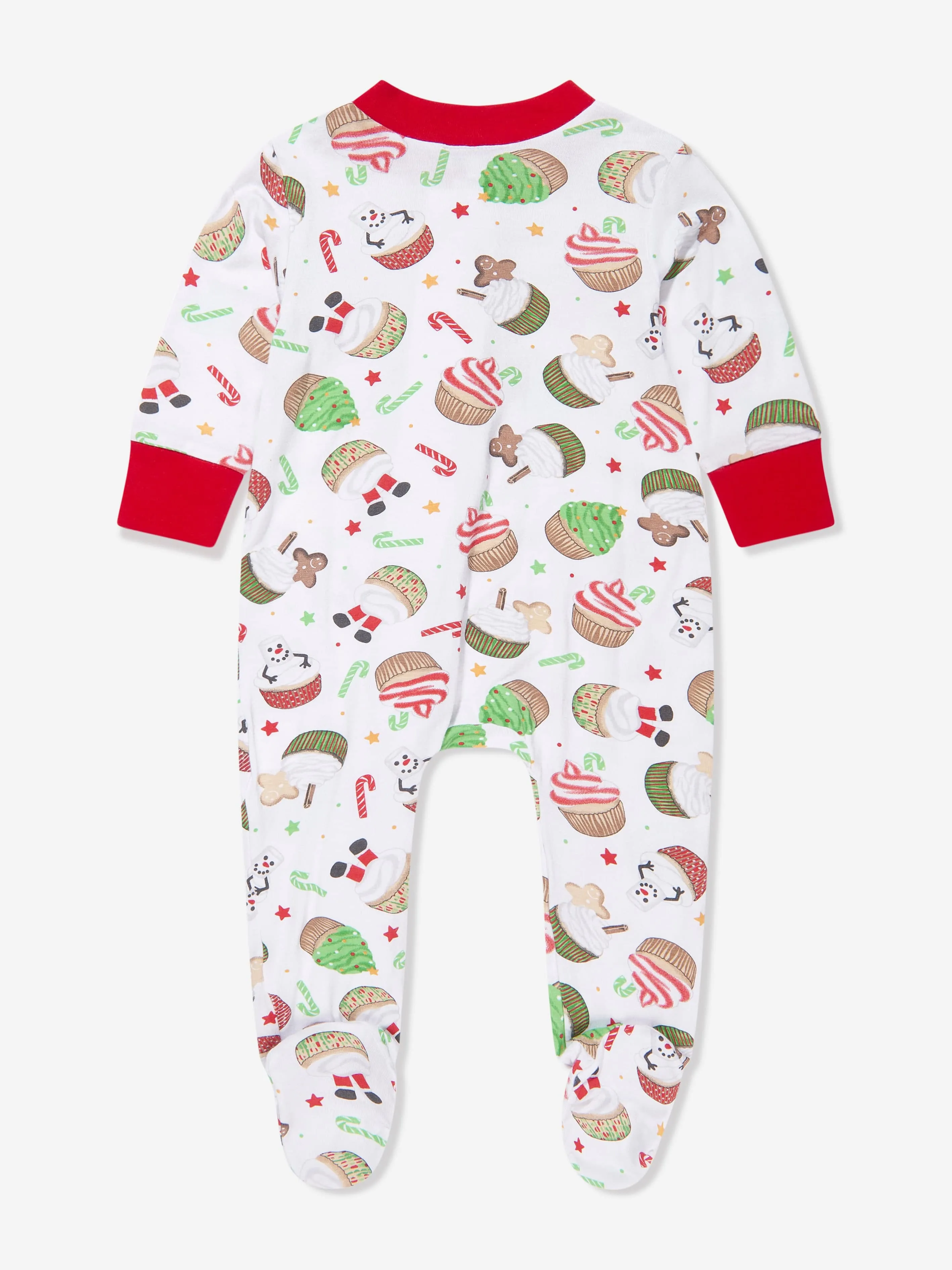 Magnolia Baby Baby Combinaison à Zip Festive Cupcakes en Blanc