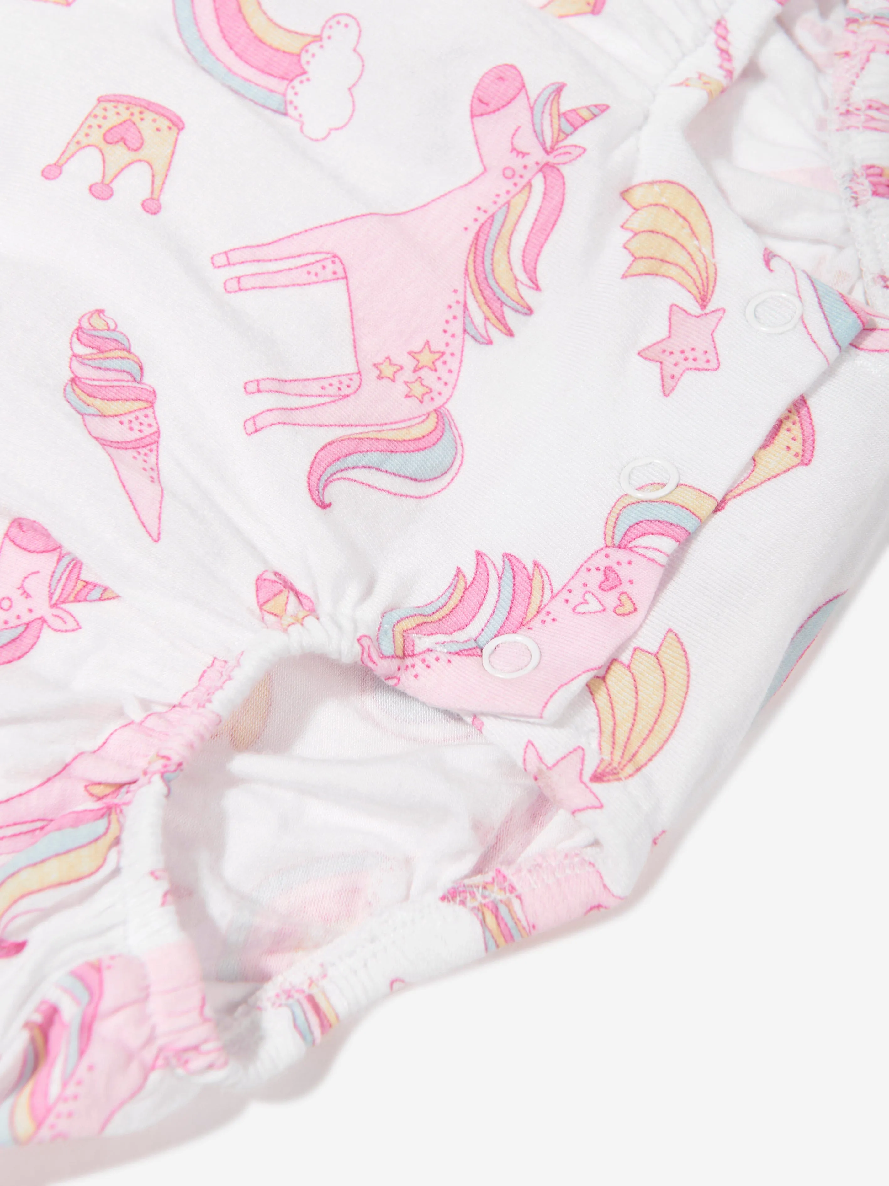 Magnolia Baby Combinaison Bulle Magique pour Filles en Blanc