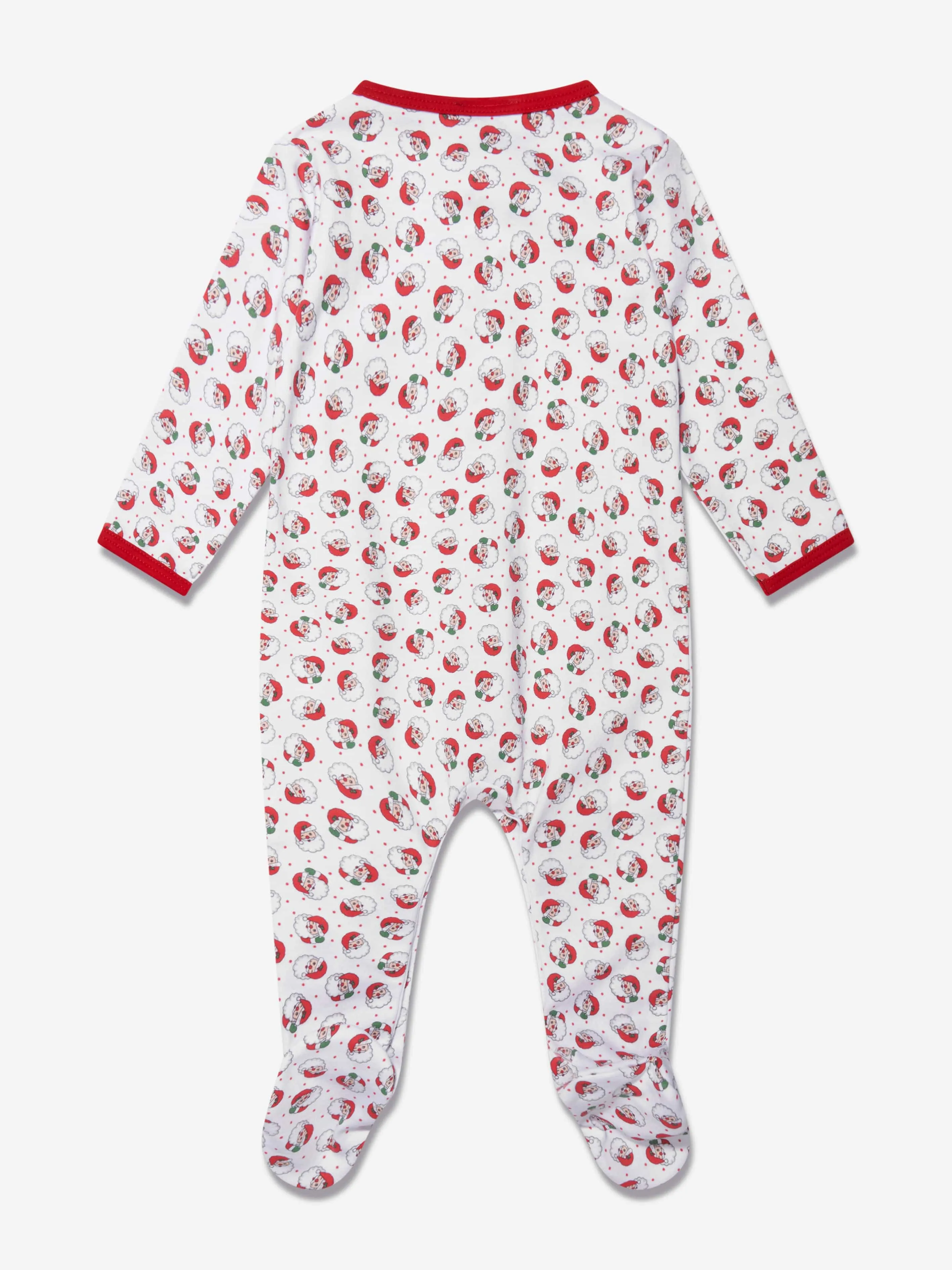 Magnolia Baby Babygrow Père Noël clignant des yeux en Rouge