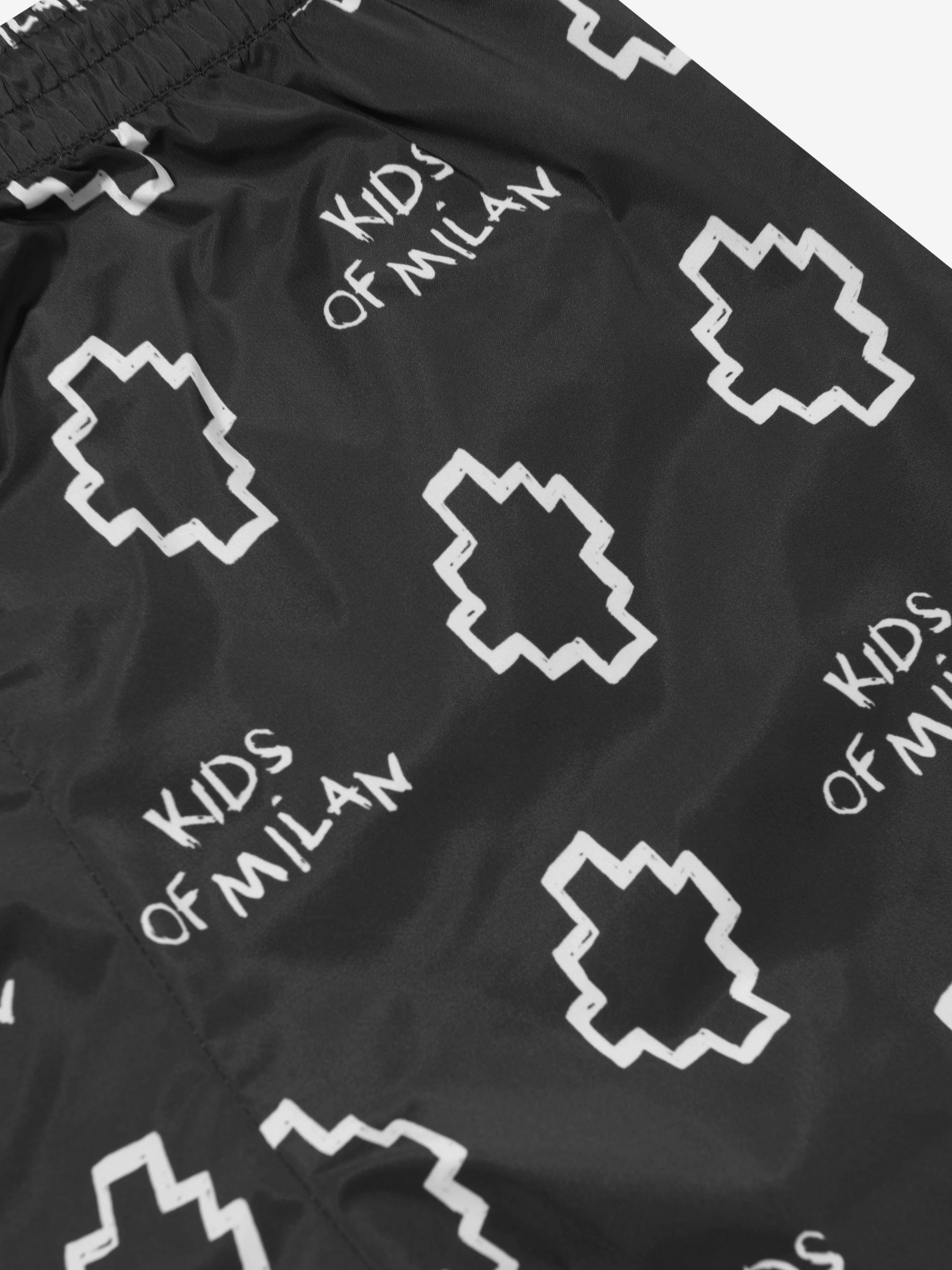 Maillot de bain court imprimé logo Marcelo Burlon Boys