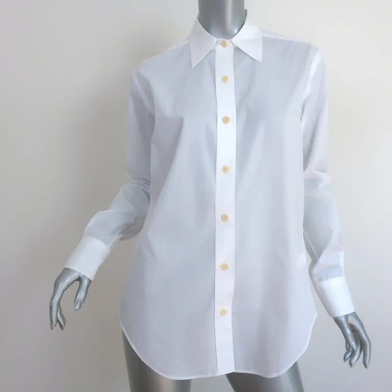 Chemise à boutons Maria McManus Blanc Coton biologique Taille Petite Haut à manches longues
