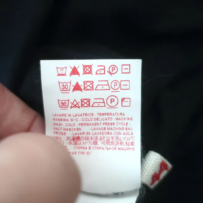 Marni T-shirt asymétrique à dos froncé en jersey de coton noir Taille 44 Haut à manches courtes