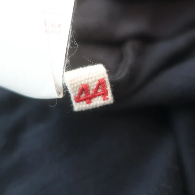 Marni T-shirt asymétrique à dos froncé en jersey de coton noir Taille 44 Haut à manches courtes