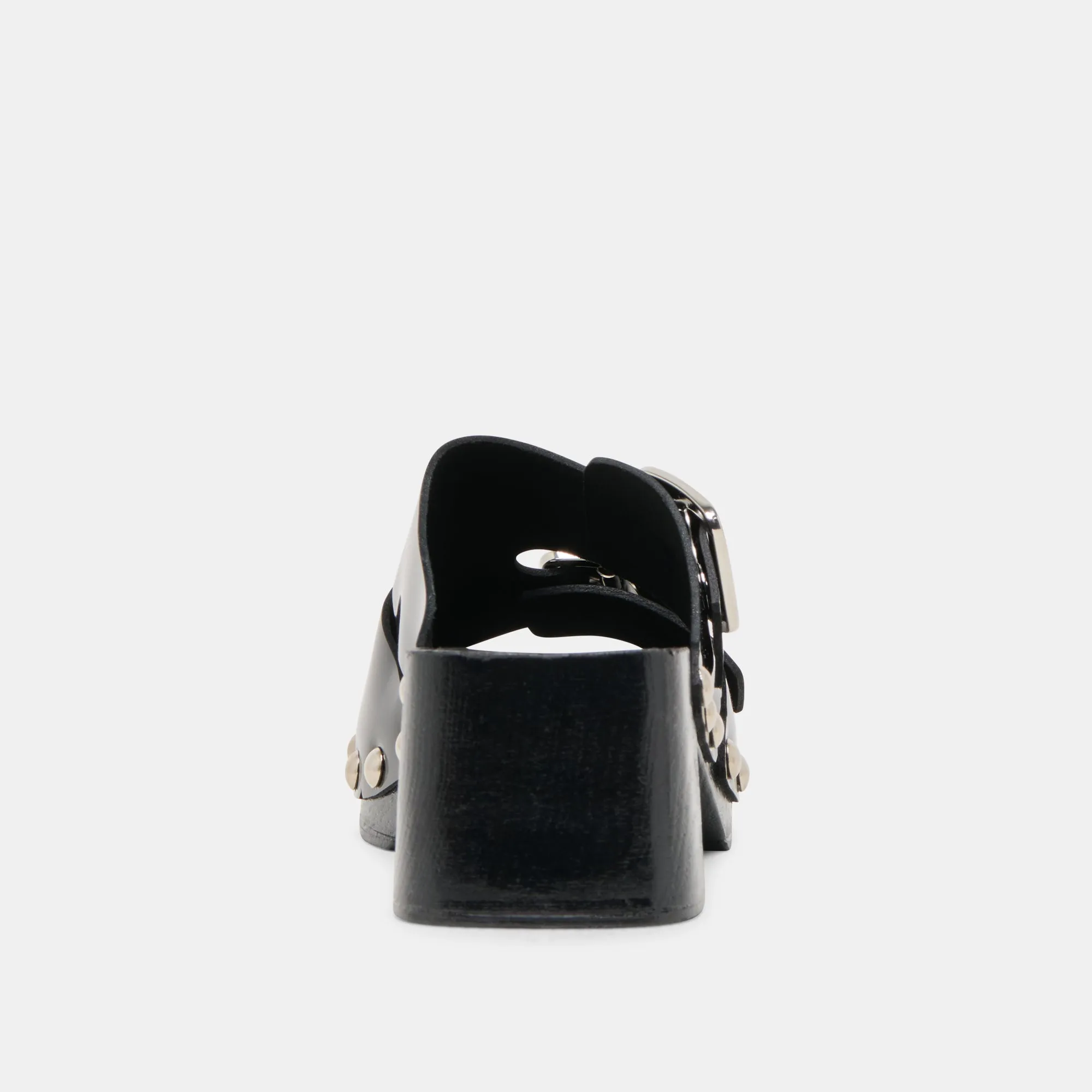 TALONS MELODY EN CUIR NOIR