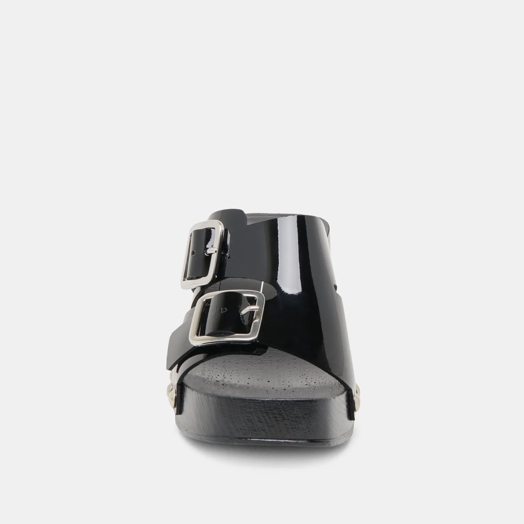 TALONS MELODY EN CUIR NOIR