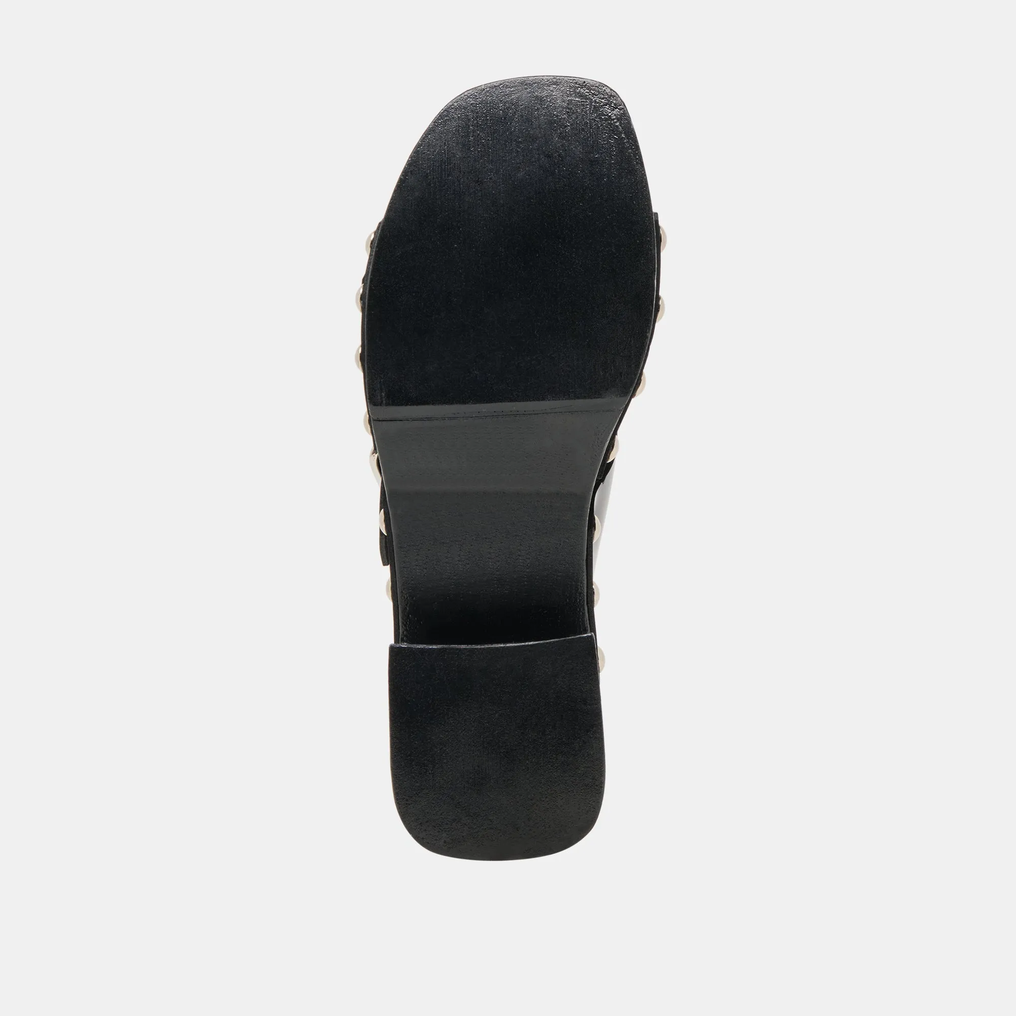 TALONS MELODY EN CUIR NOIR