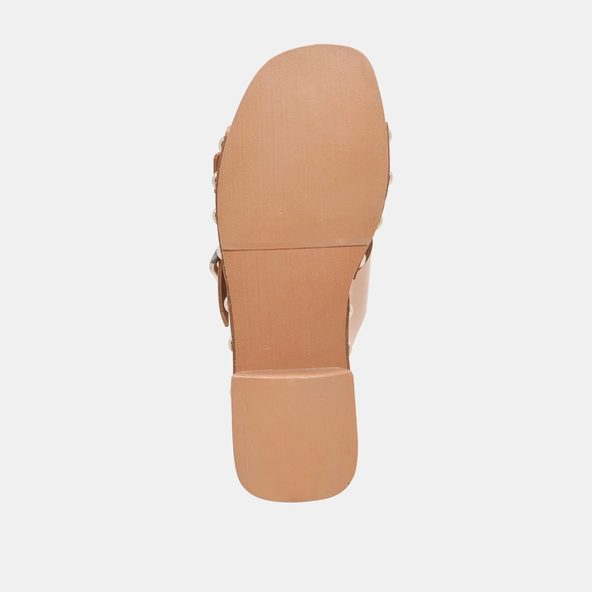 MELODY HEELS CUIR TAN
