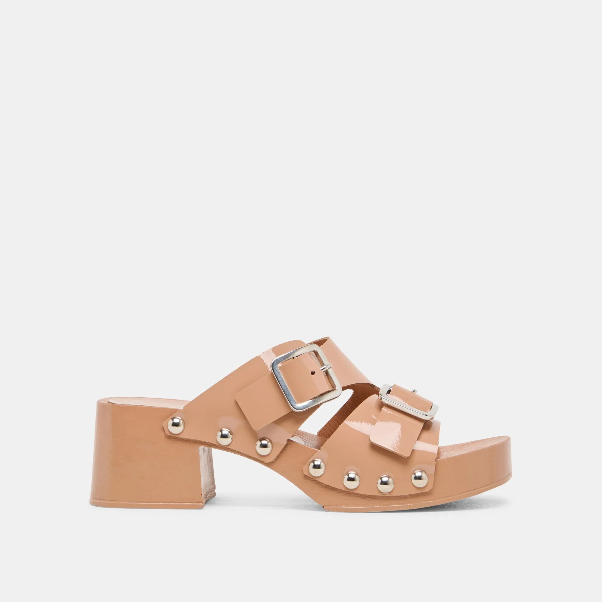 MELODY HEELS CUIR TAN
