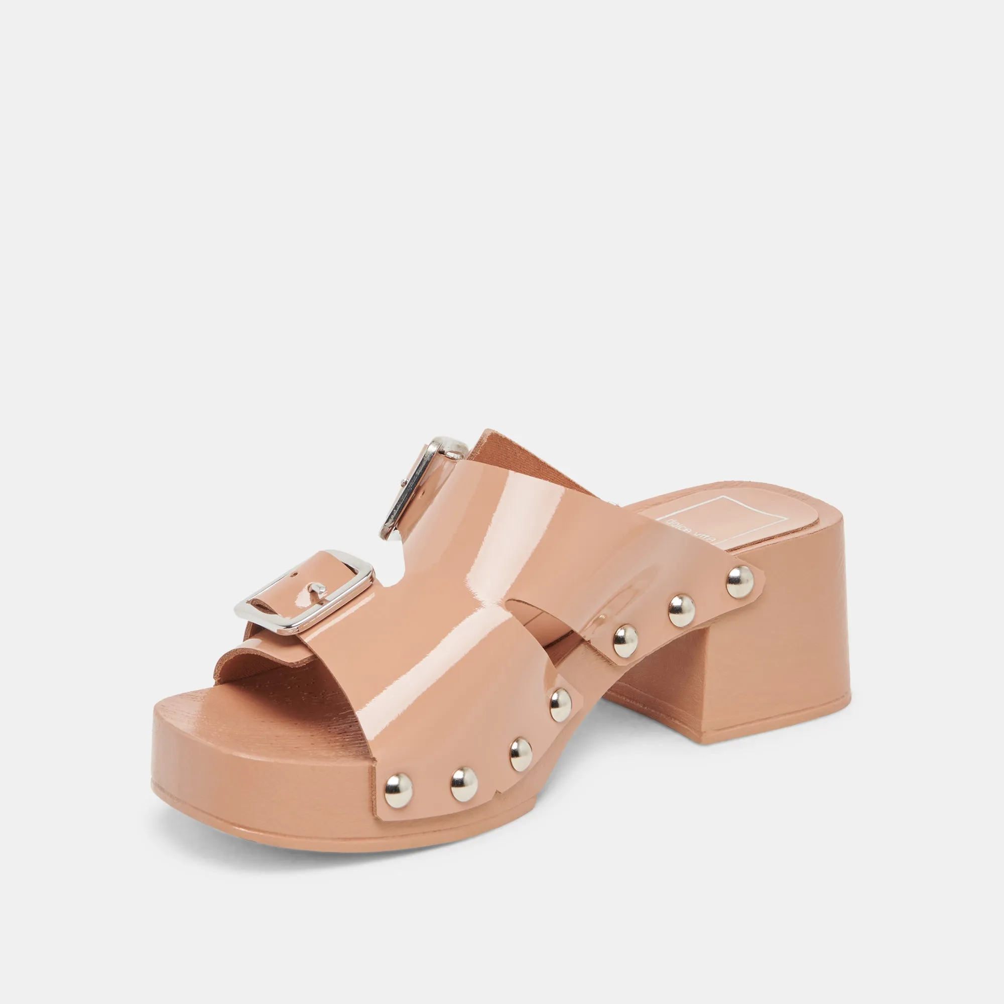MELODY HEELS CUIR TAN