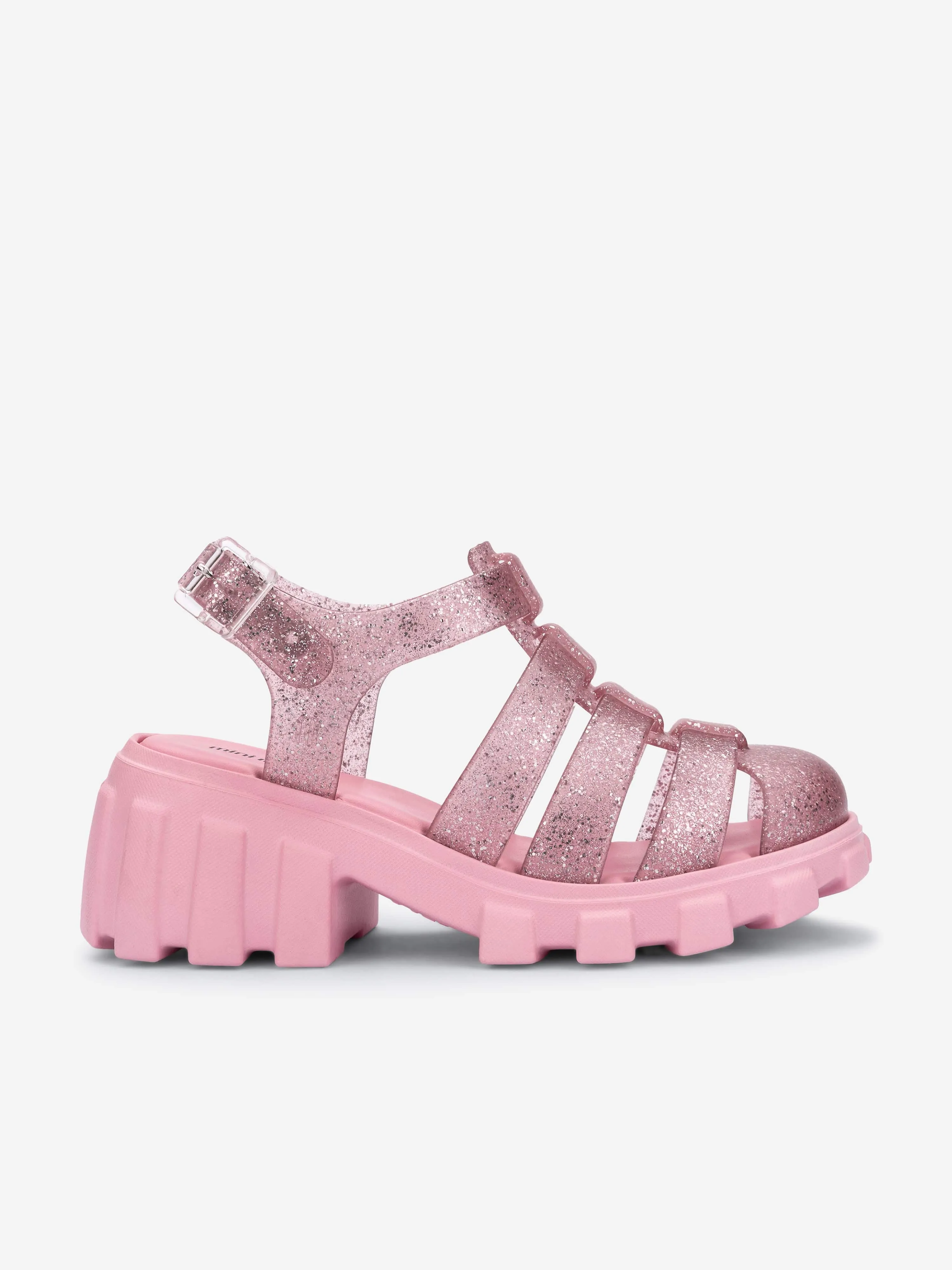 Mini Melissa Sandales Megan pour Filles en Rose